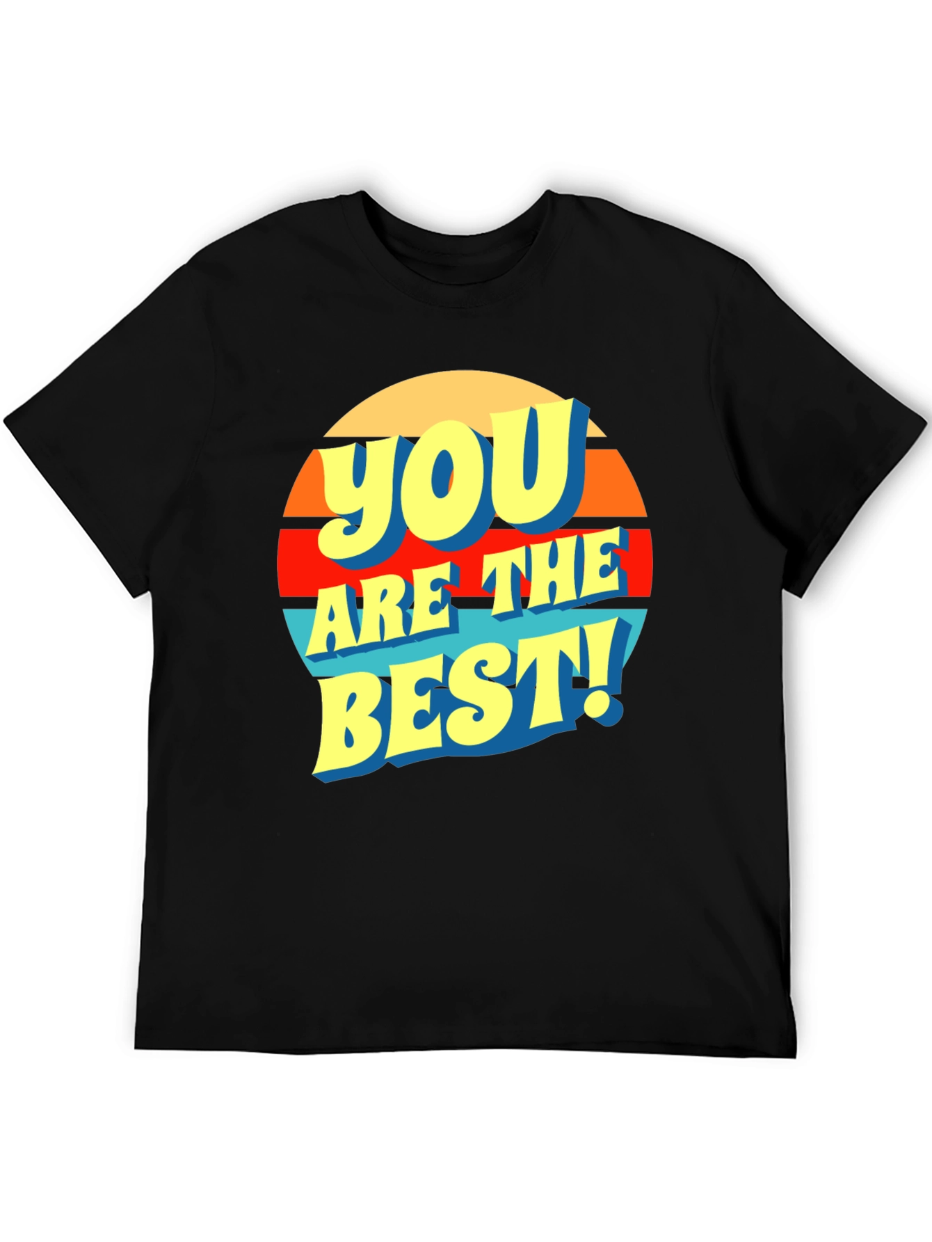 Black You Are The Best! Graphic T-Shirt view 5