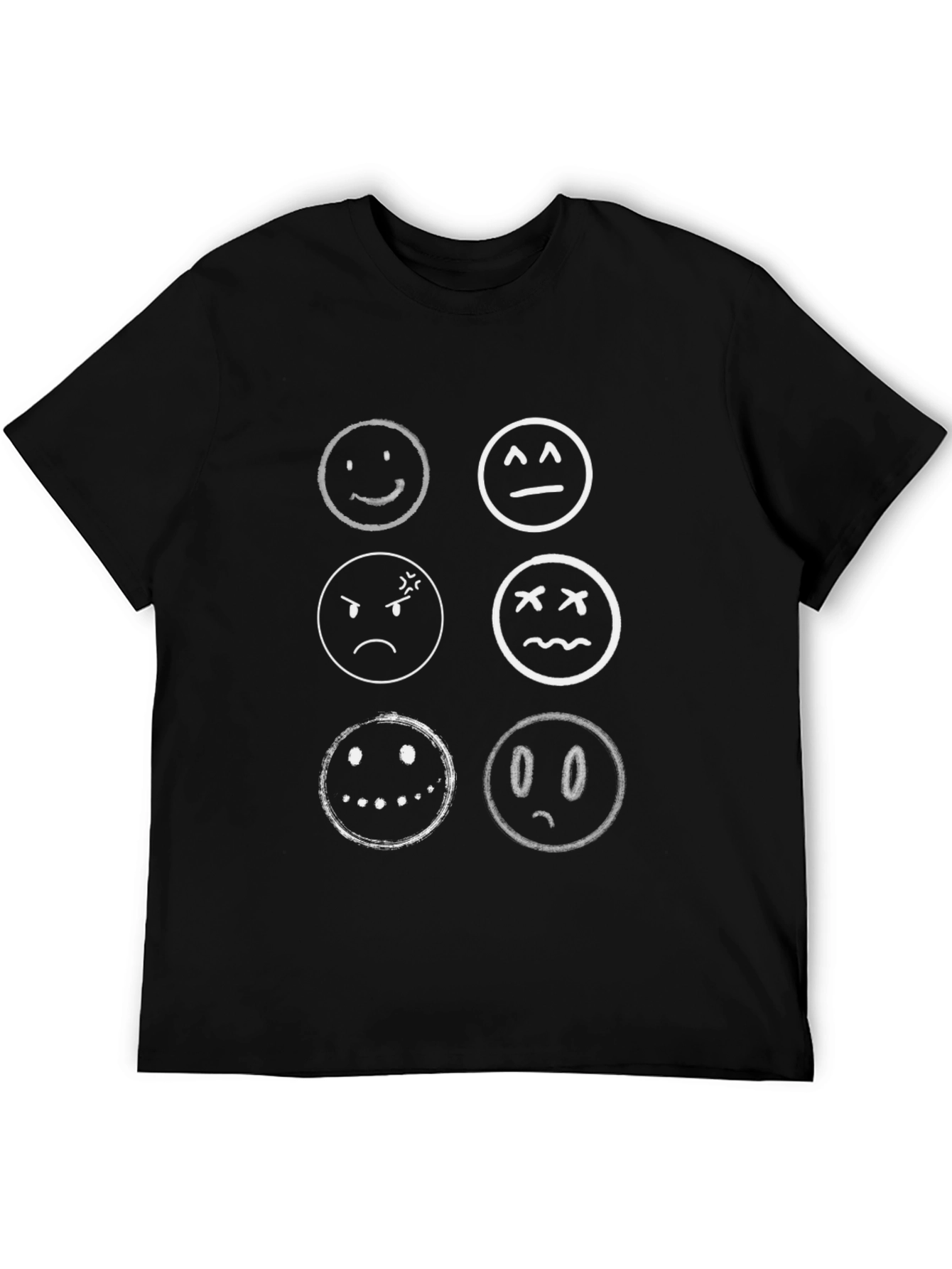 Black Emotional Expression T-Shirt view 5