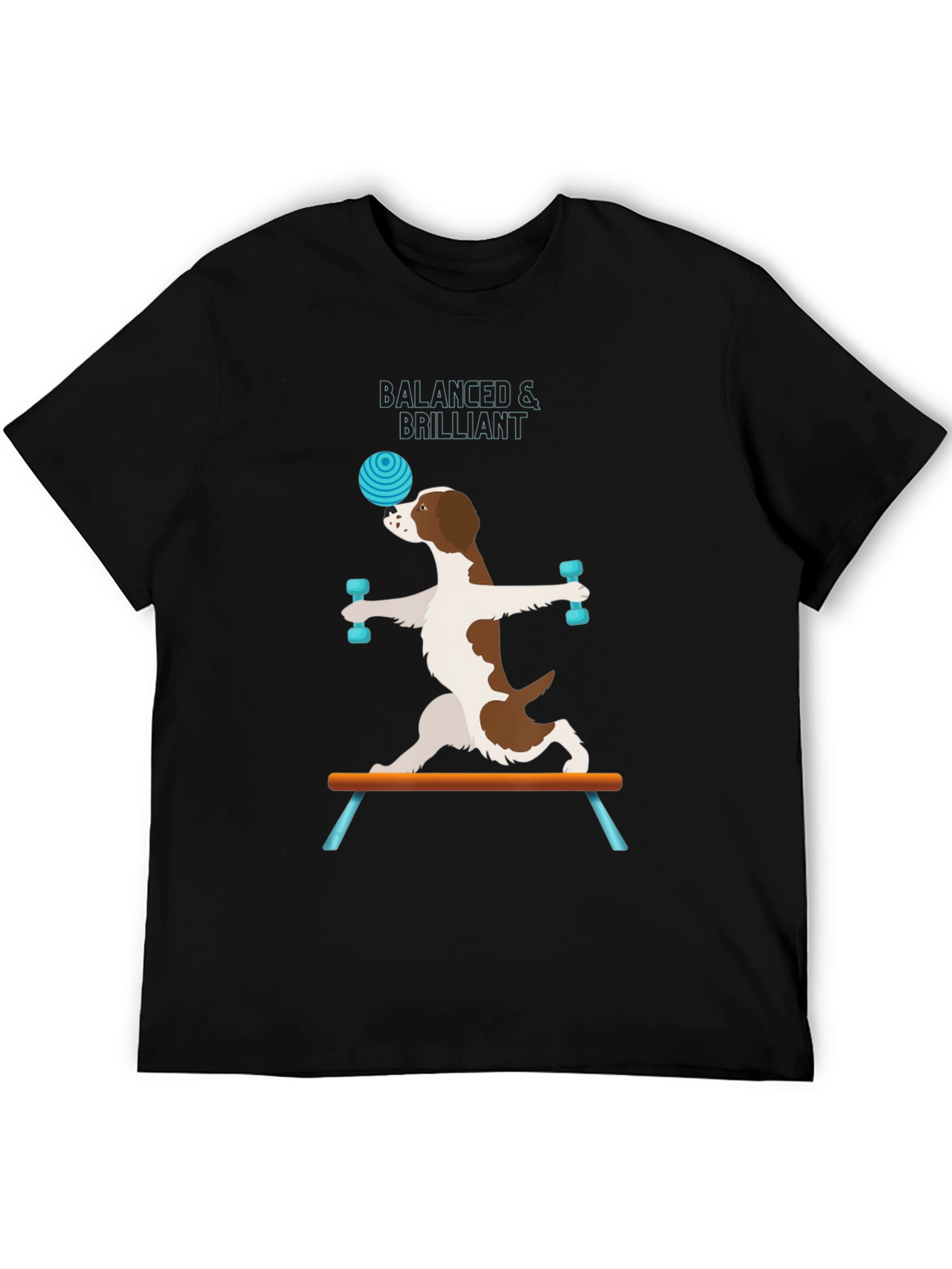 Black Balanced & Brilliant Dog T-Shirt view 5