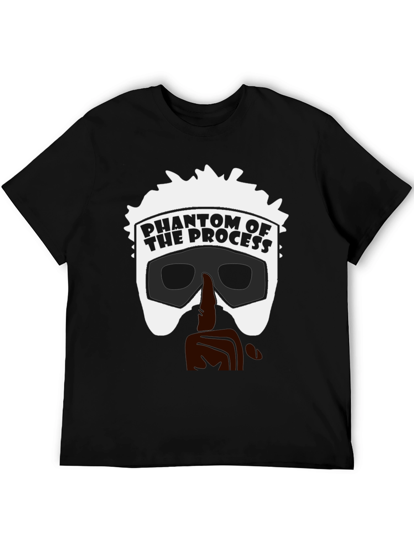 Black Phantom of the Process Black T-Shirt view 5