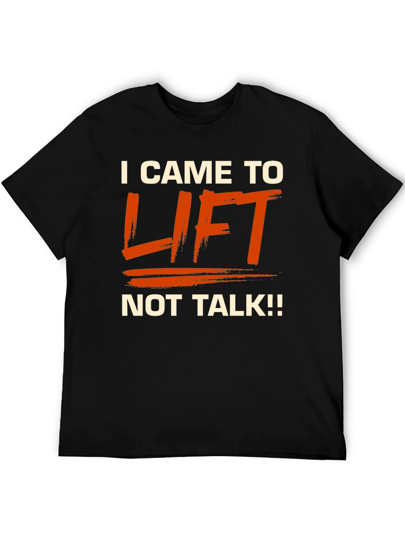 Black I Came to Lift T-Shirt view 5