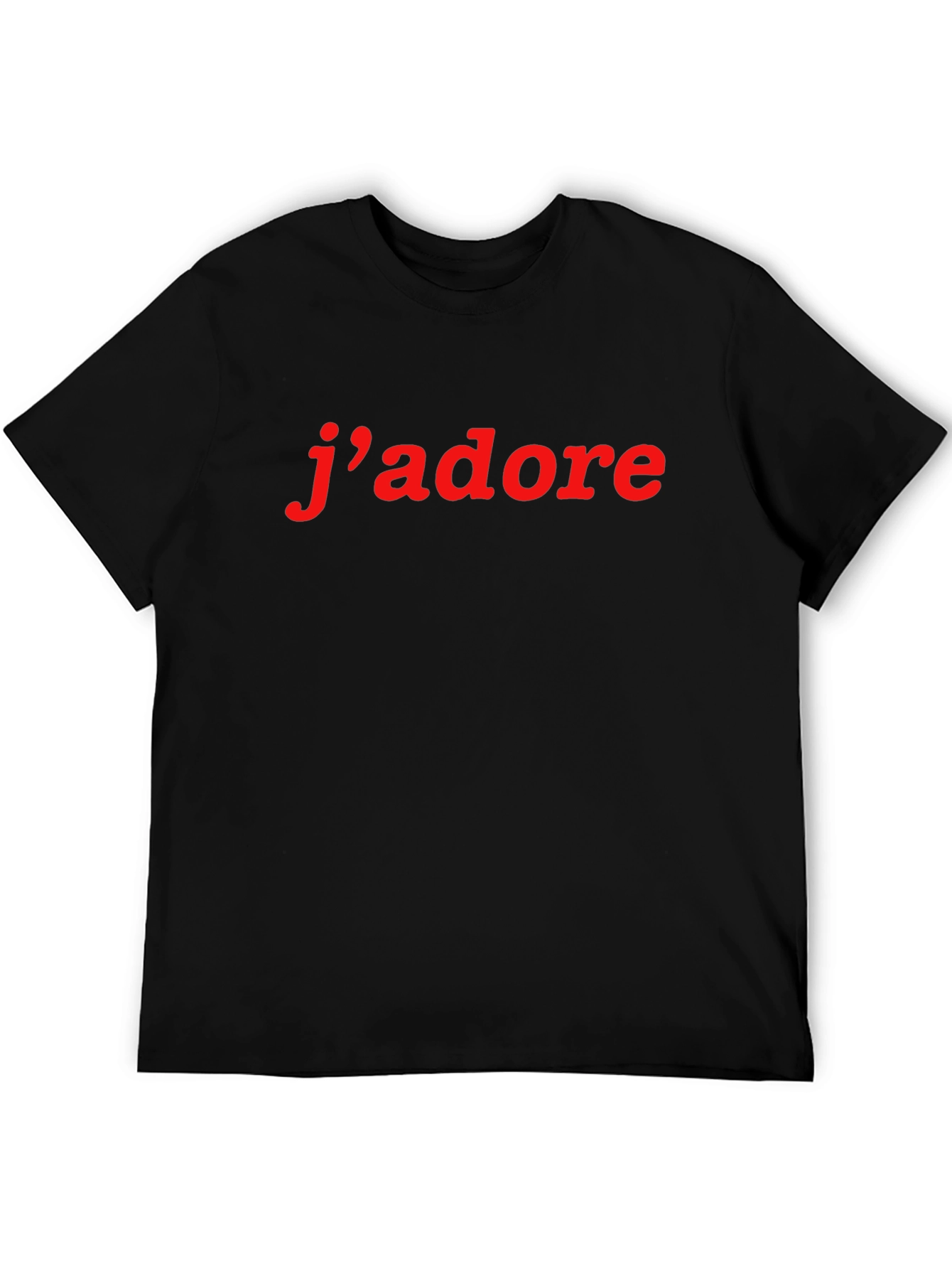 Black J'adore Graphic T-Shirt - Trendy Casual Tee view 5