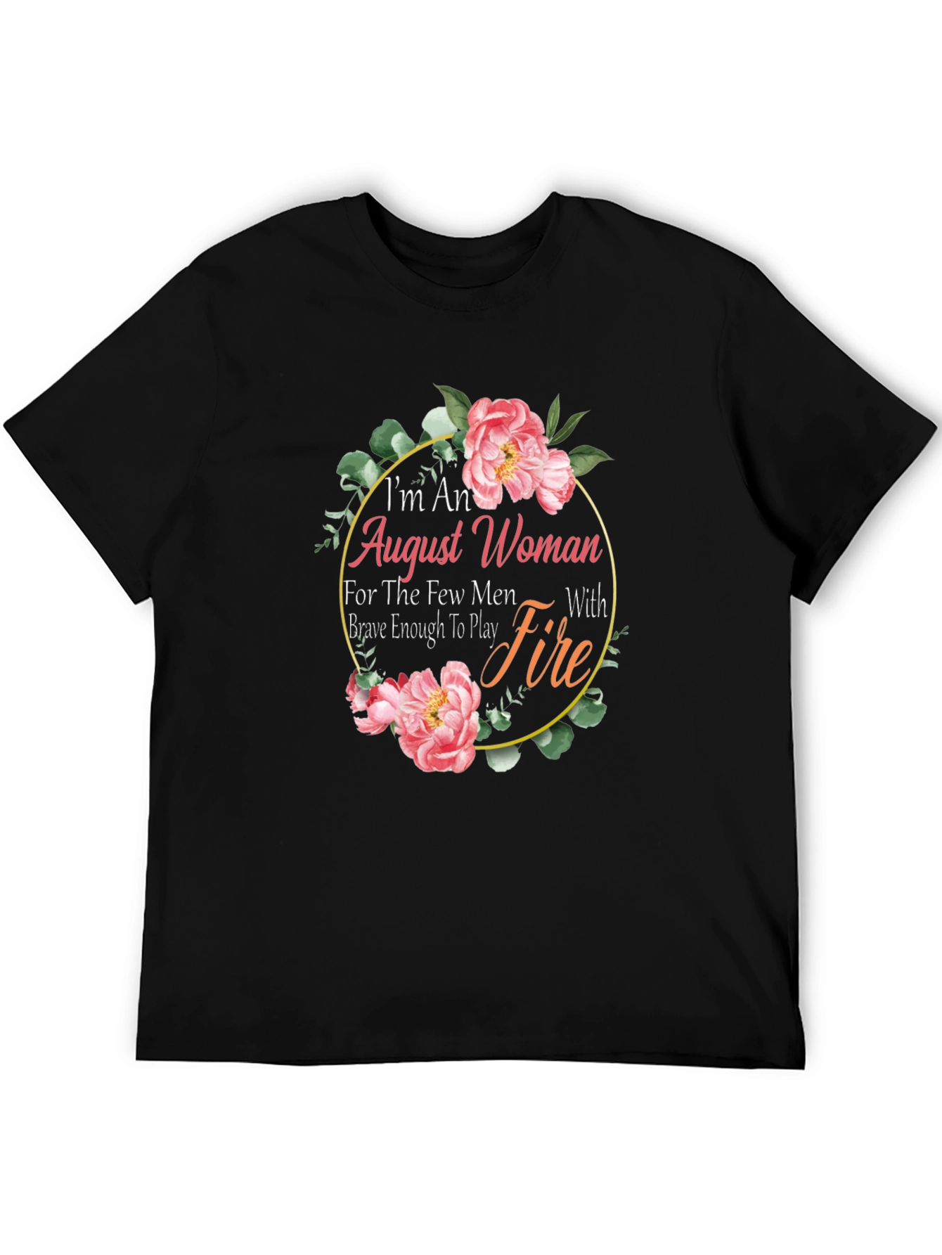 Black August Woman Floral Graphic T-Shirt view 5