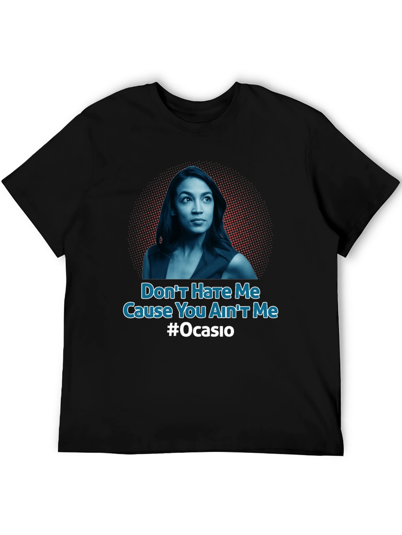Black Don't Hate Me AOC T-Shirt view 5