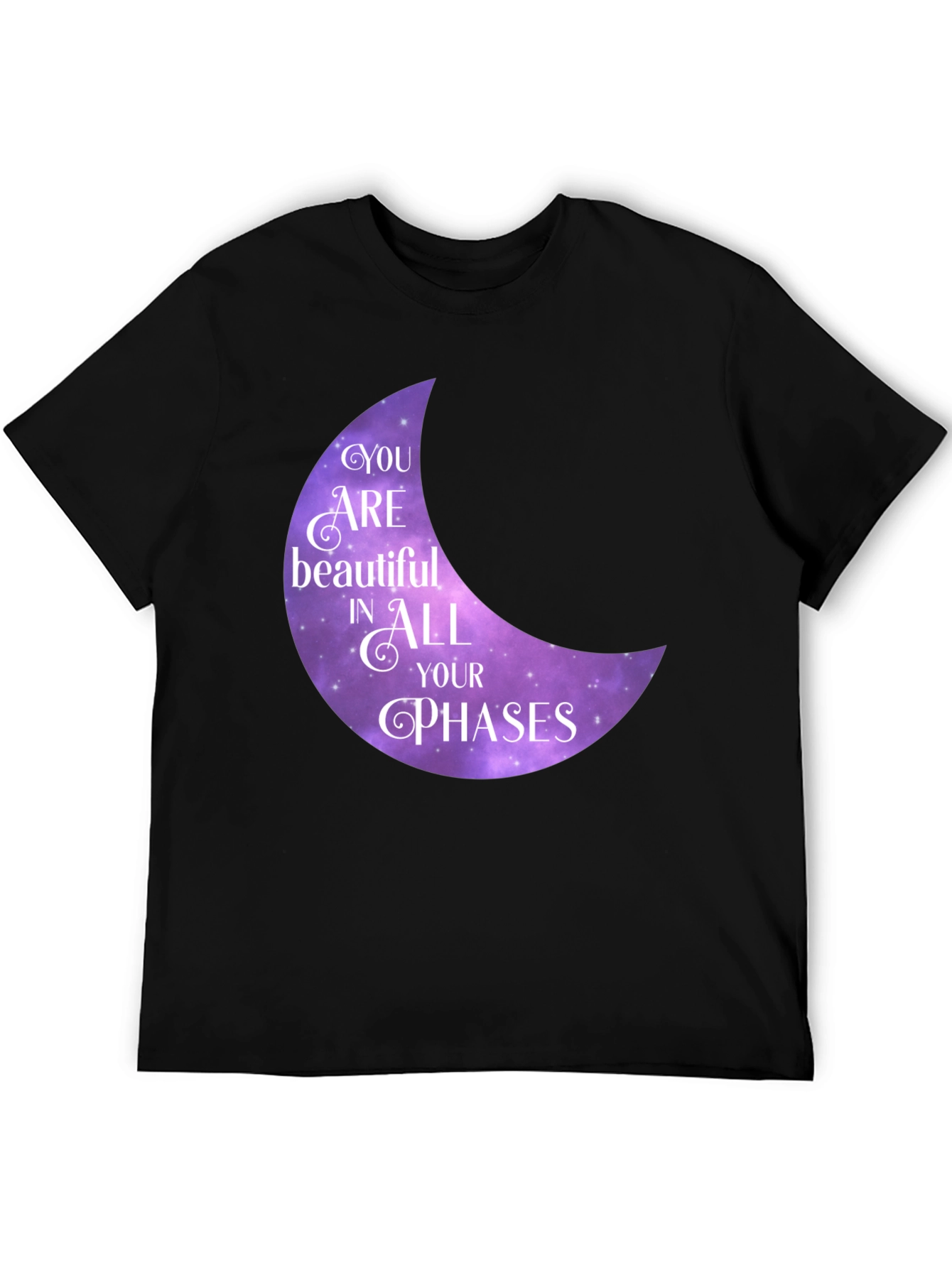 Black You Are Beautiful in All Your Phases T-Shirt view 5