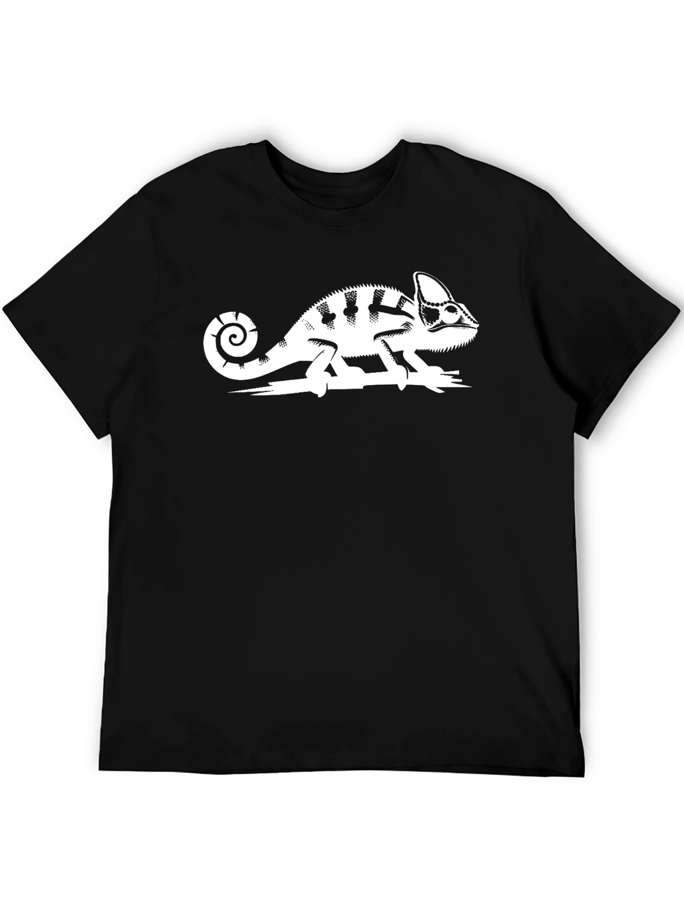 Black Chameleon Graphic Tee - Black view 5