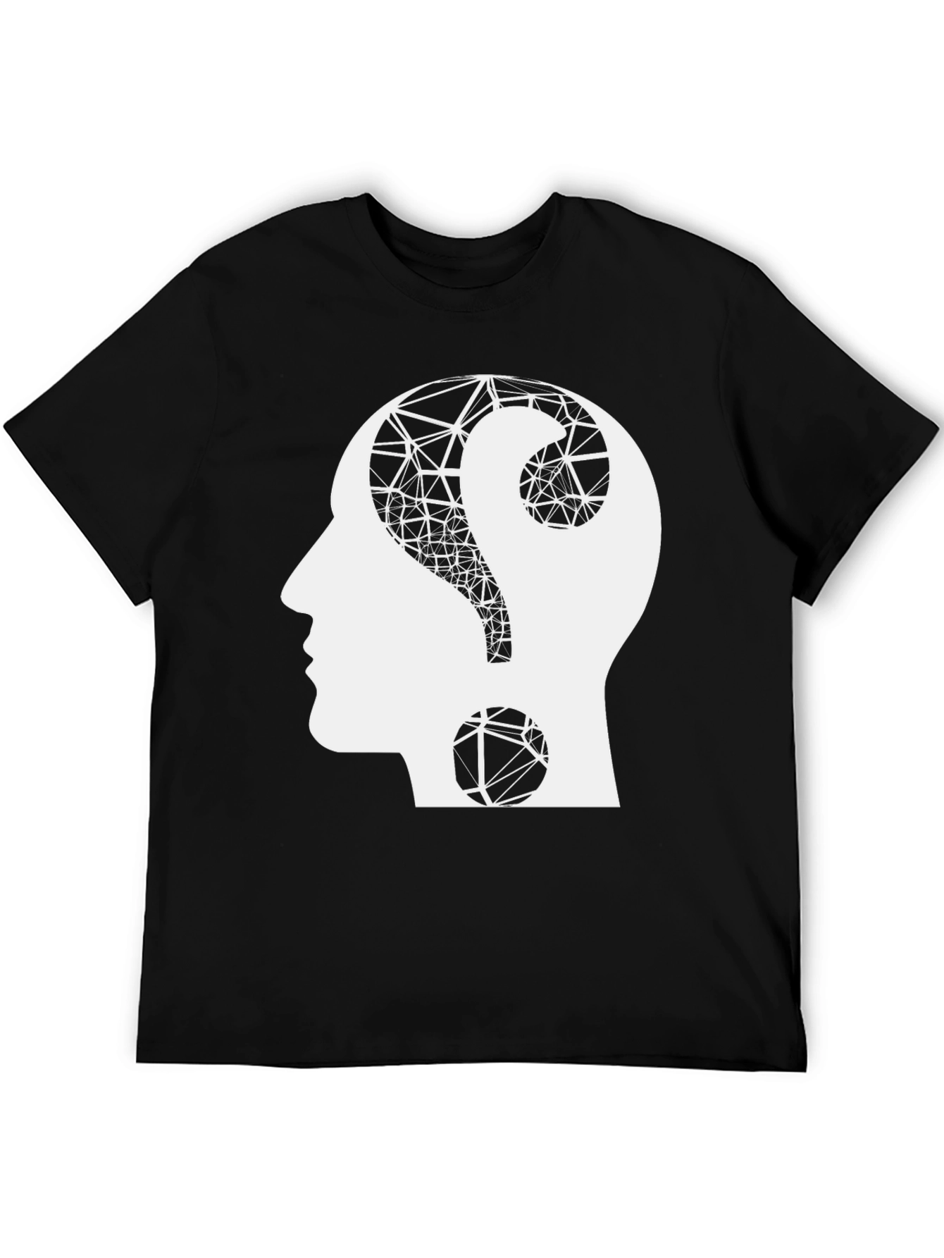 Black Intriguing Mind T-Shirt - Question Your Reality view 5