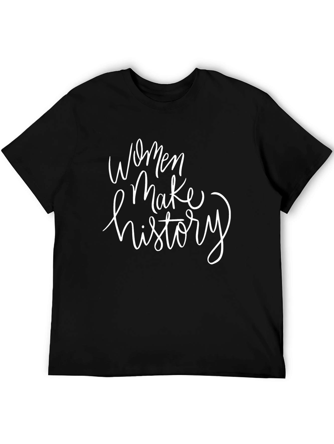Black Women Make History Graphic Tee - Black view 5