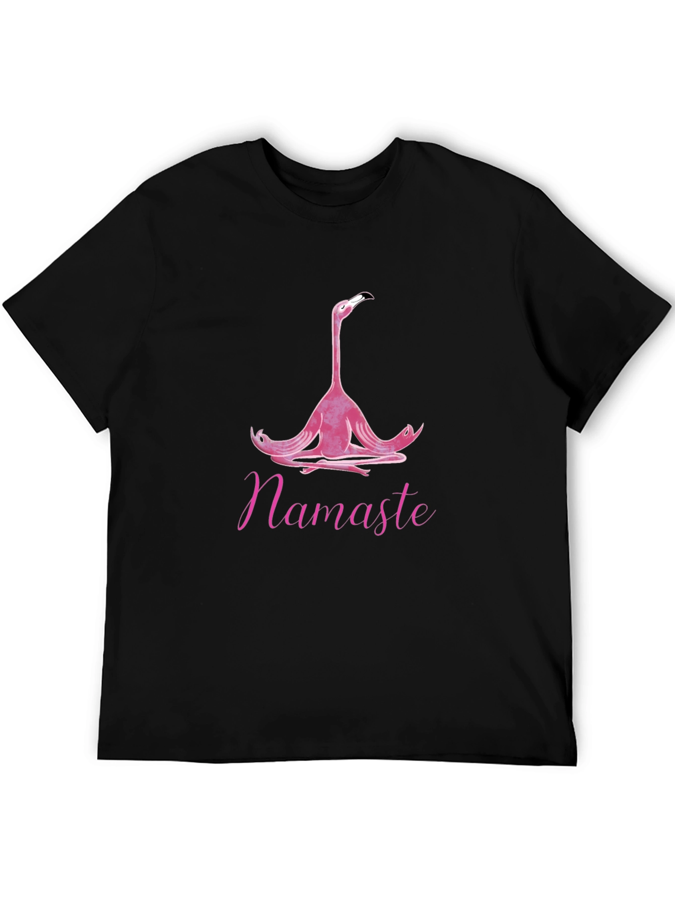 Meditating Flamingo T-Shirt - Namaste Yoga Tee - 5
