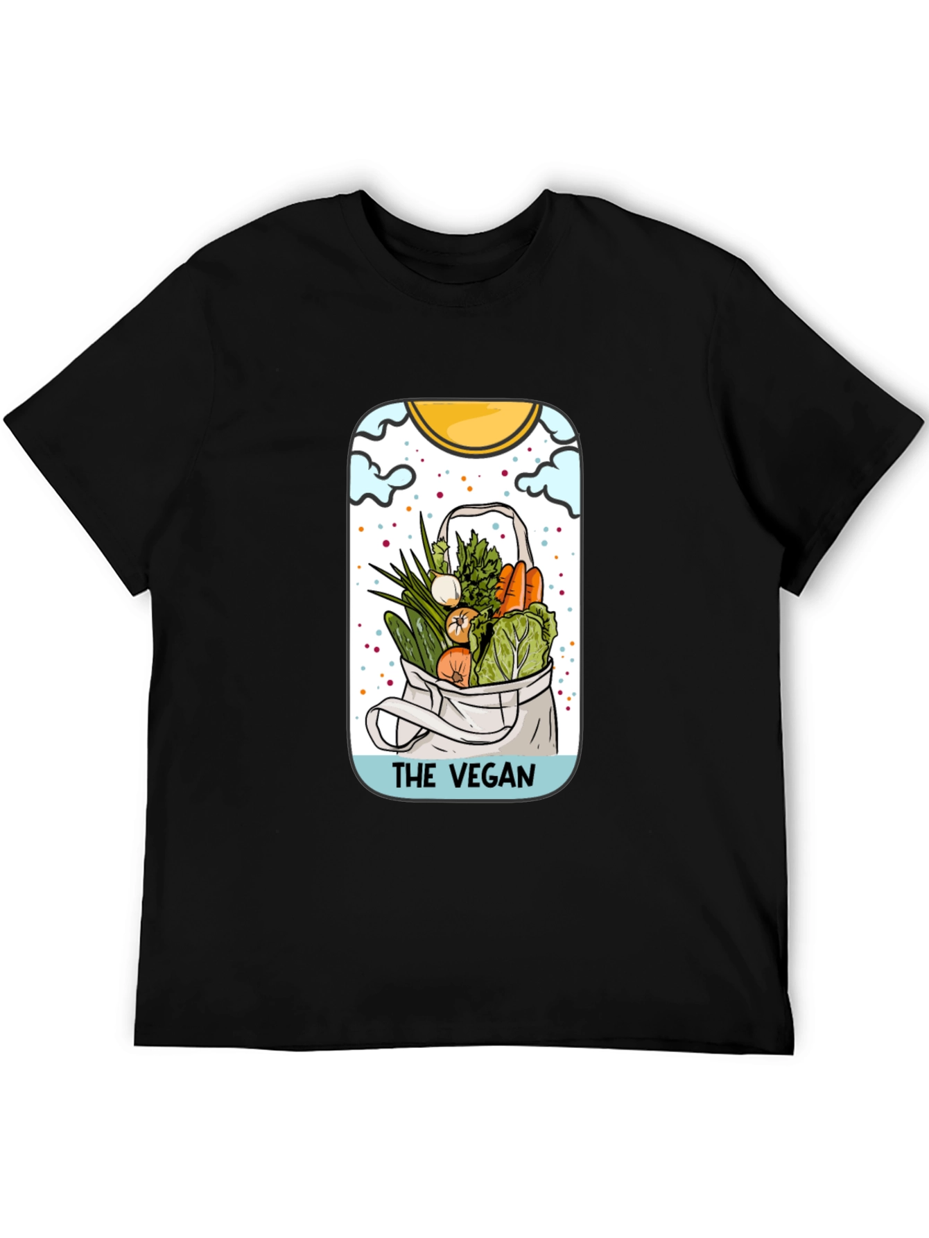Black The Vegan T-Shirt - Stylish & Comfortable view 5