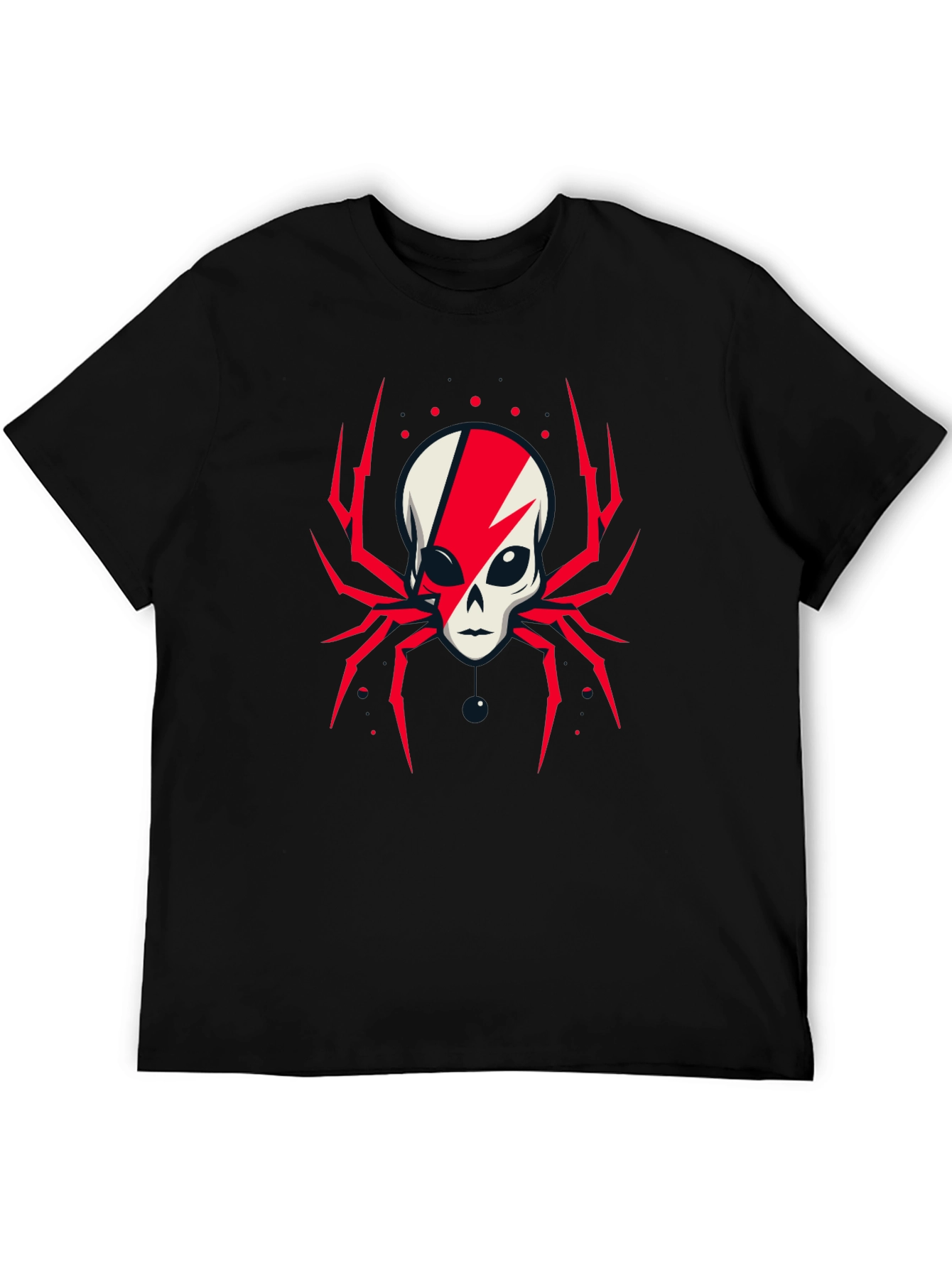 Black Alien Spider Graphic Tee - Unique Design view 5