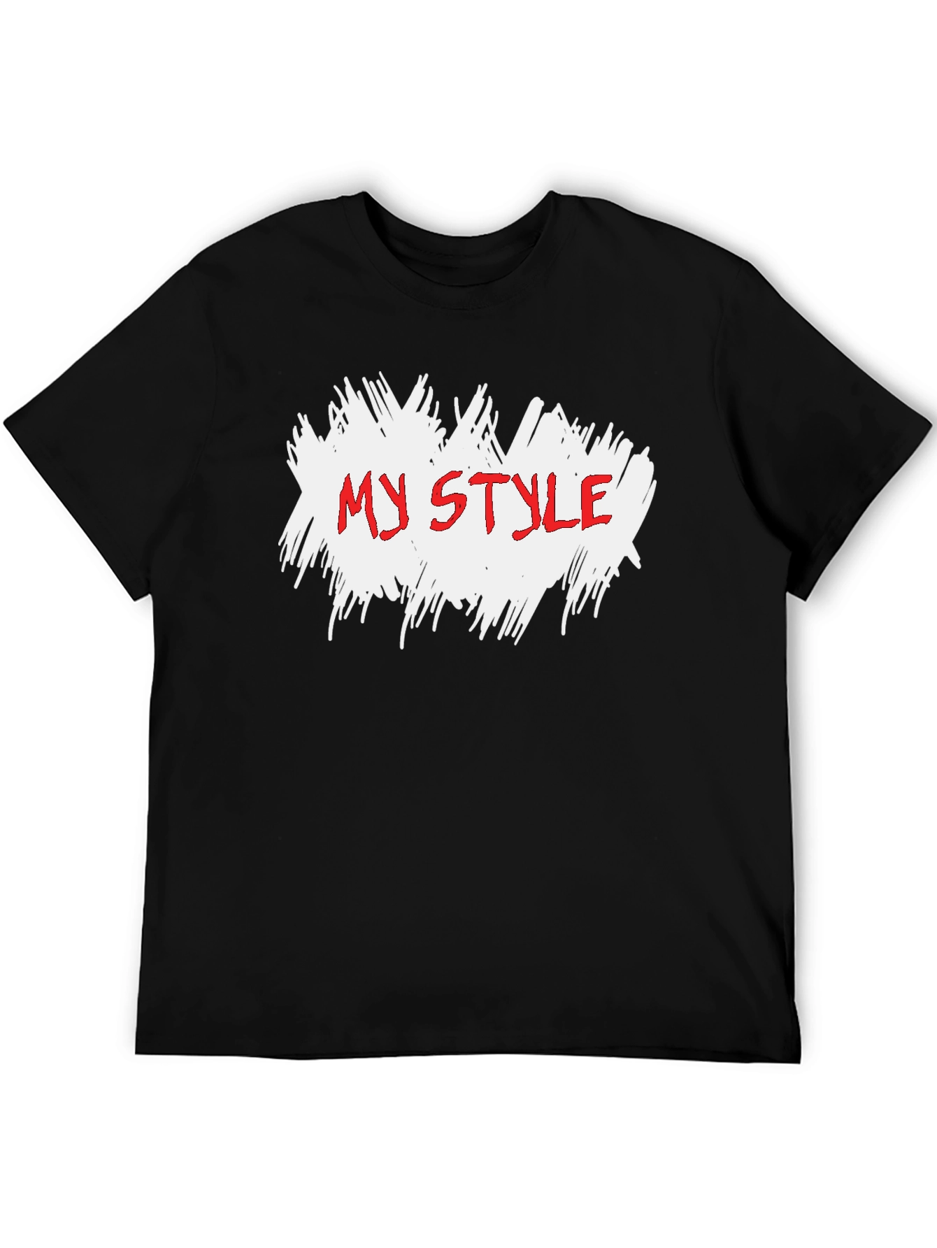 Black My Style Graphic Tee - Cool Trendy Casual Cotton Shirt view 5