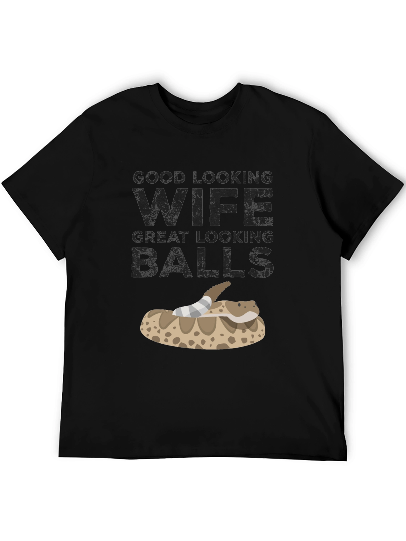 Black Good Lookin Wife Great Lookin Balls T-Shirt view 5