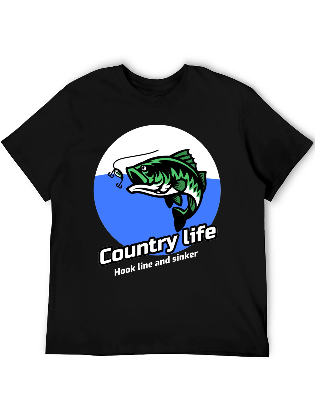 Black Country Life Bass Fishing T-Shirt view 5