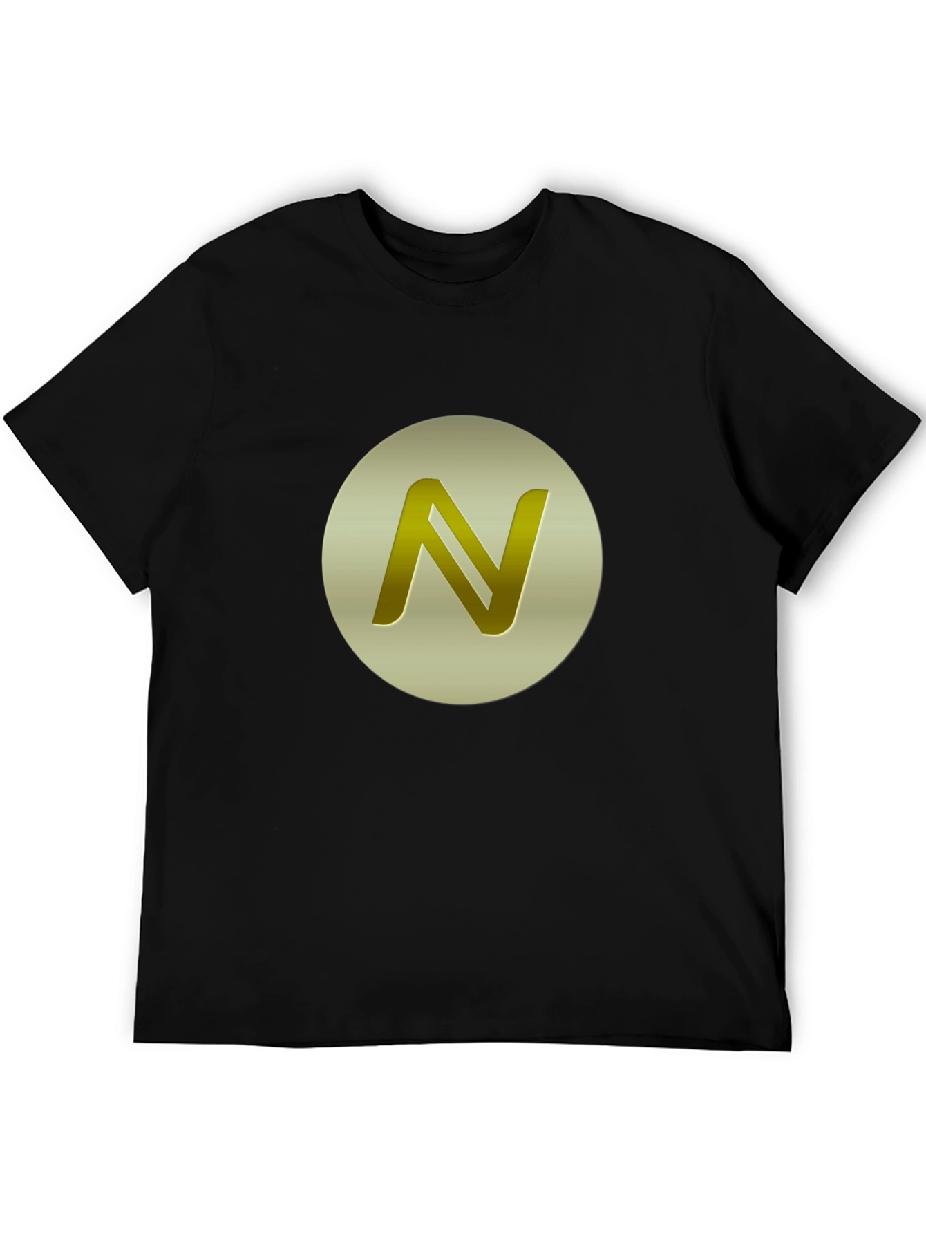 Black Golden N Logo Black Tee view 5