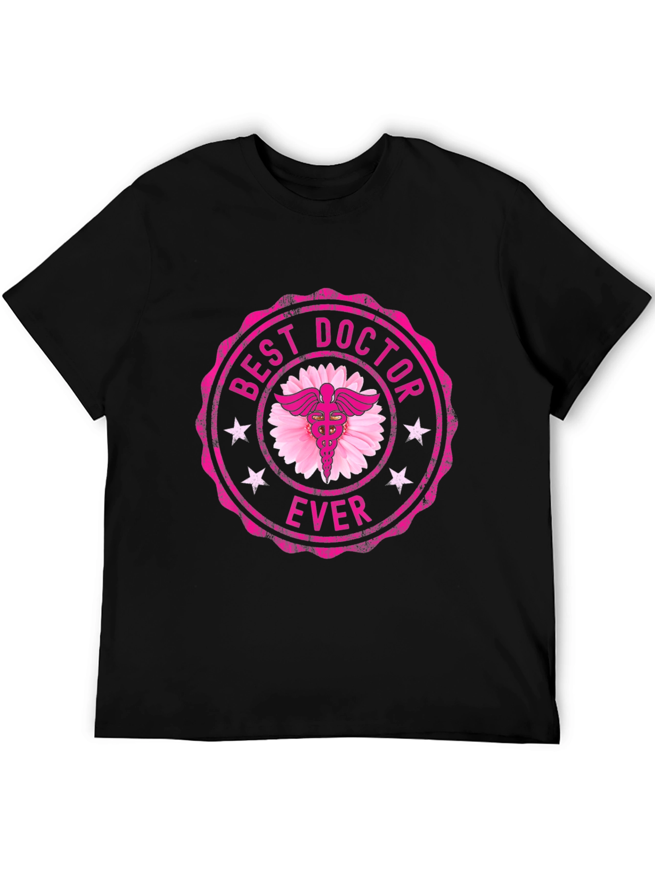 Black Best Doctor Ever T-Shirt - Medical Appreciation view 5