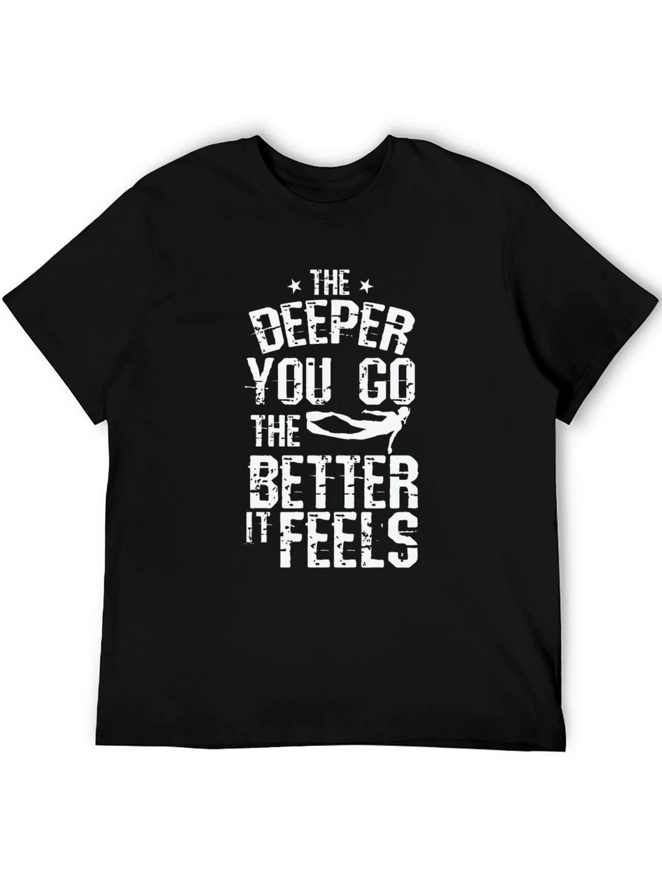 Black The Deeper You Go T-Shirt view 5