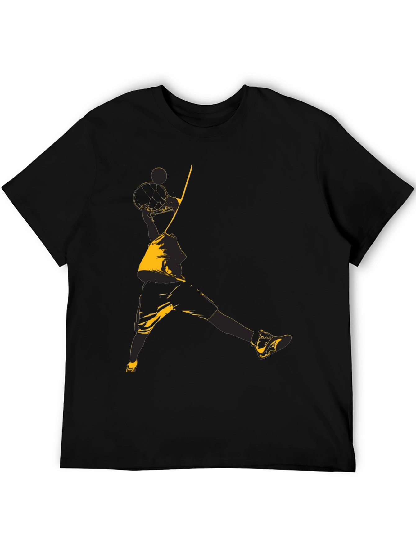 Black Black Basketball Graphic Tee view 5