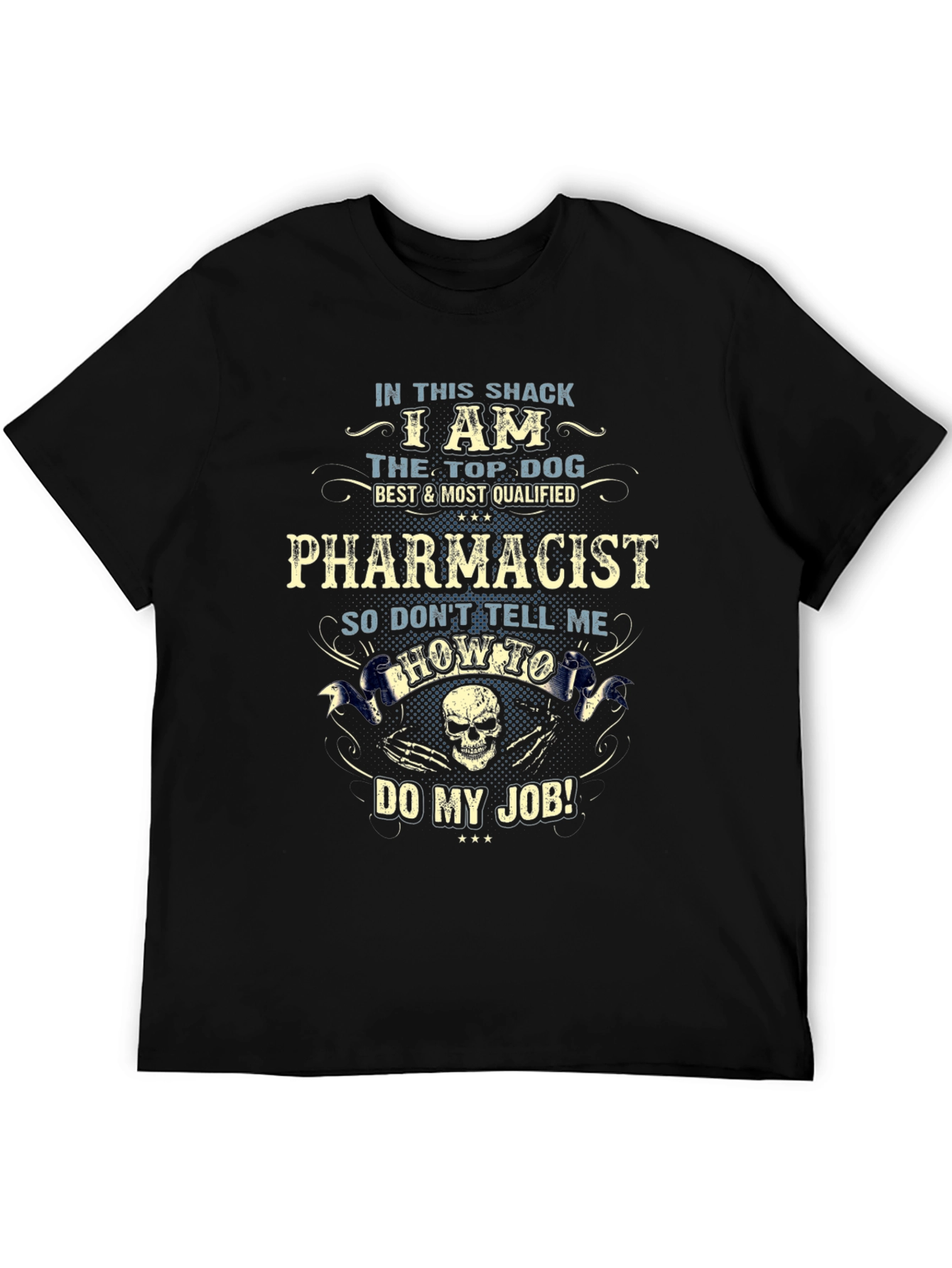 Black Pharmacist Top Dog T-Shirt view 5