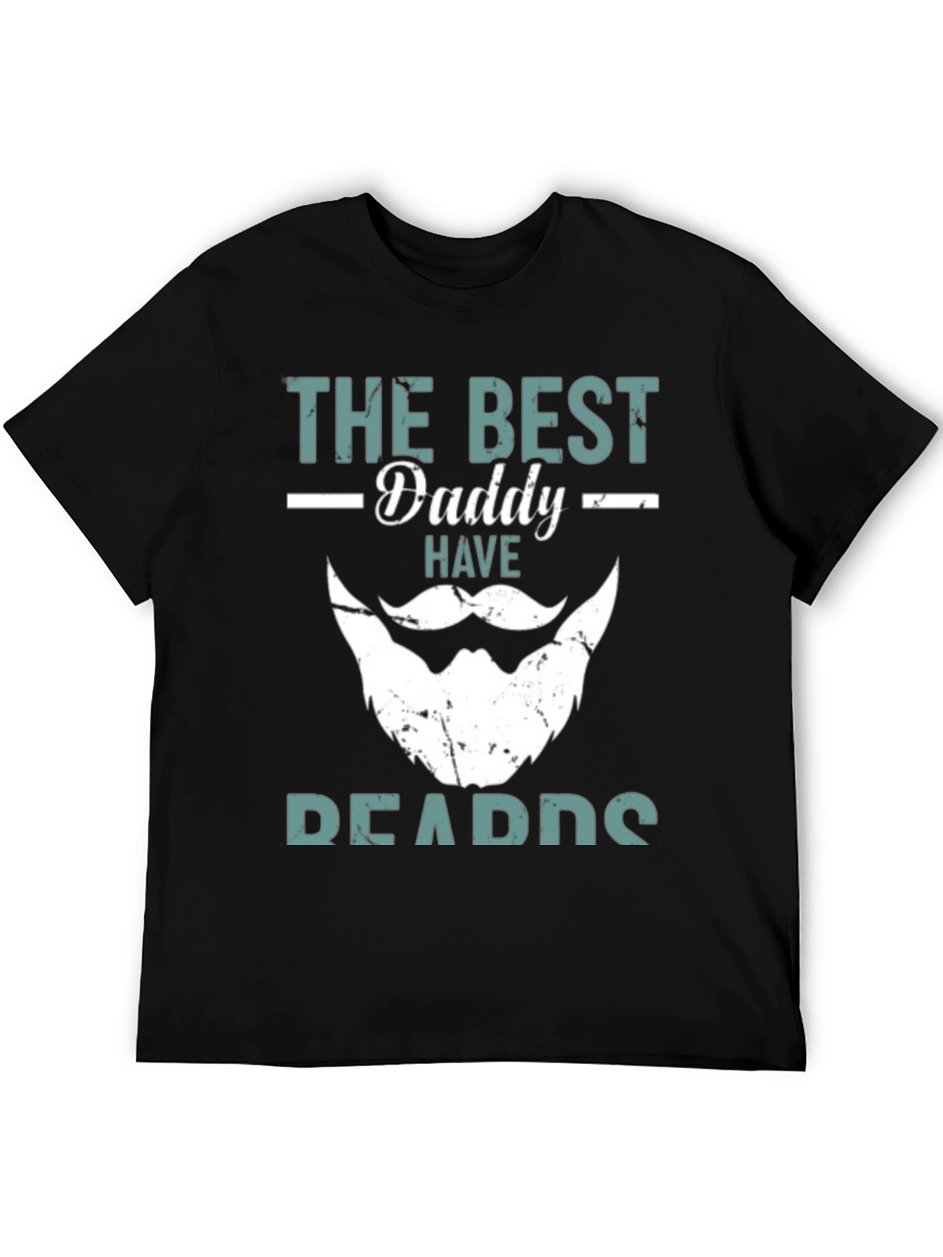 Black Best Daddy Have Beards T-Shirt view 5
