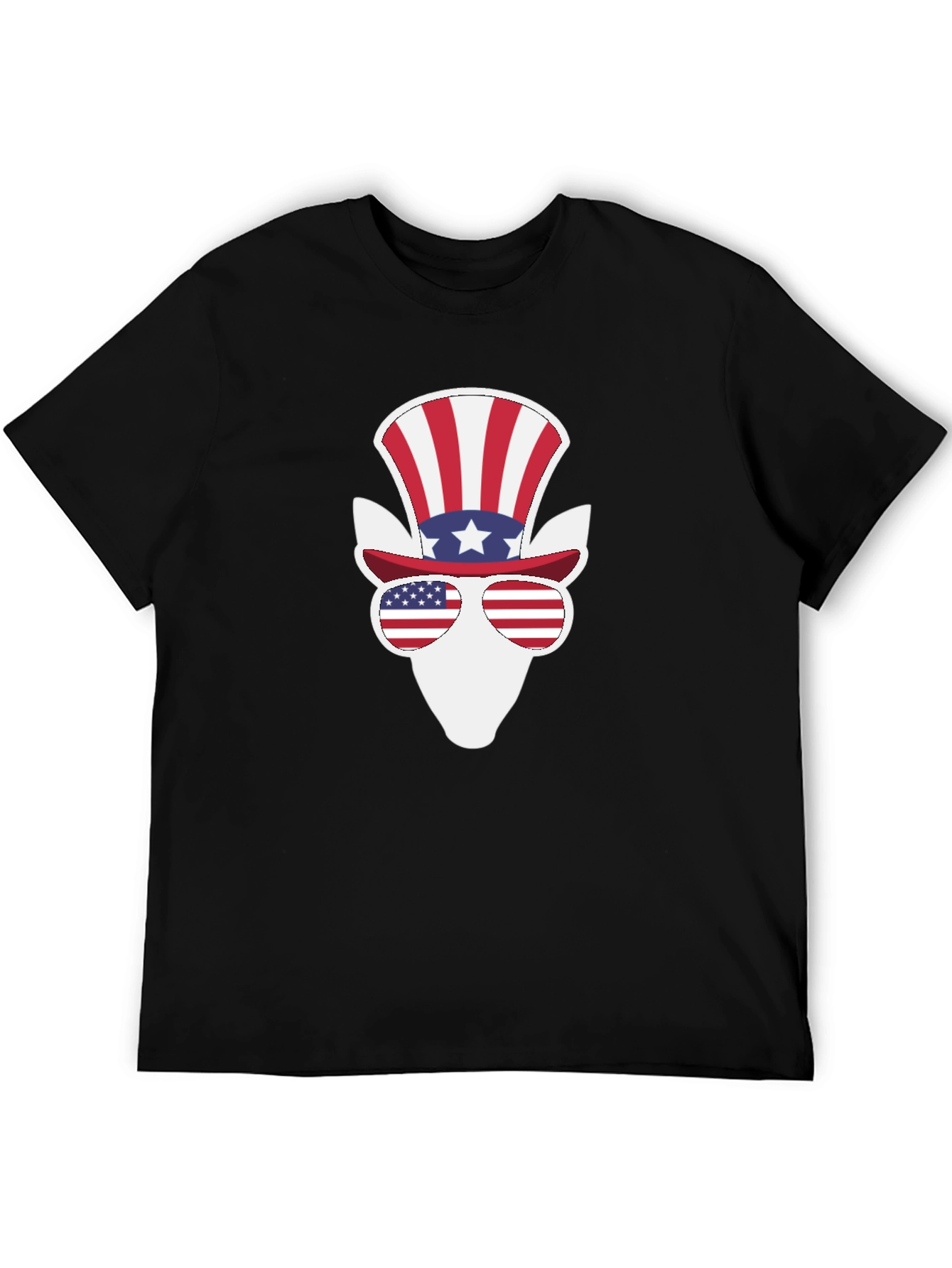 Black Patriotic Donkey T-Shirt - USA Pride! view 5