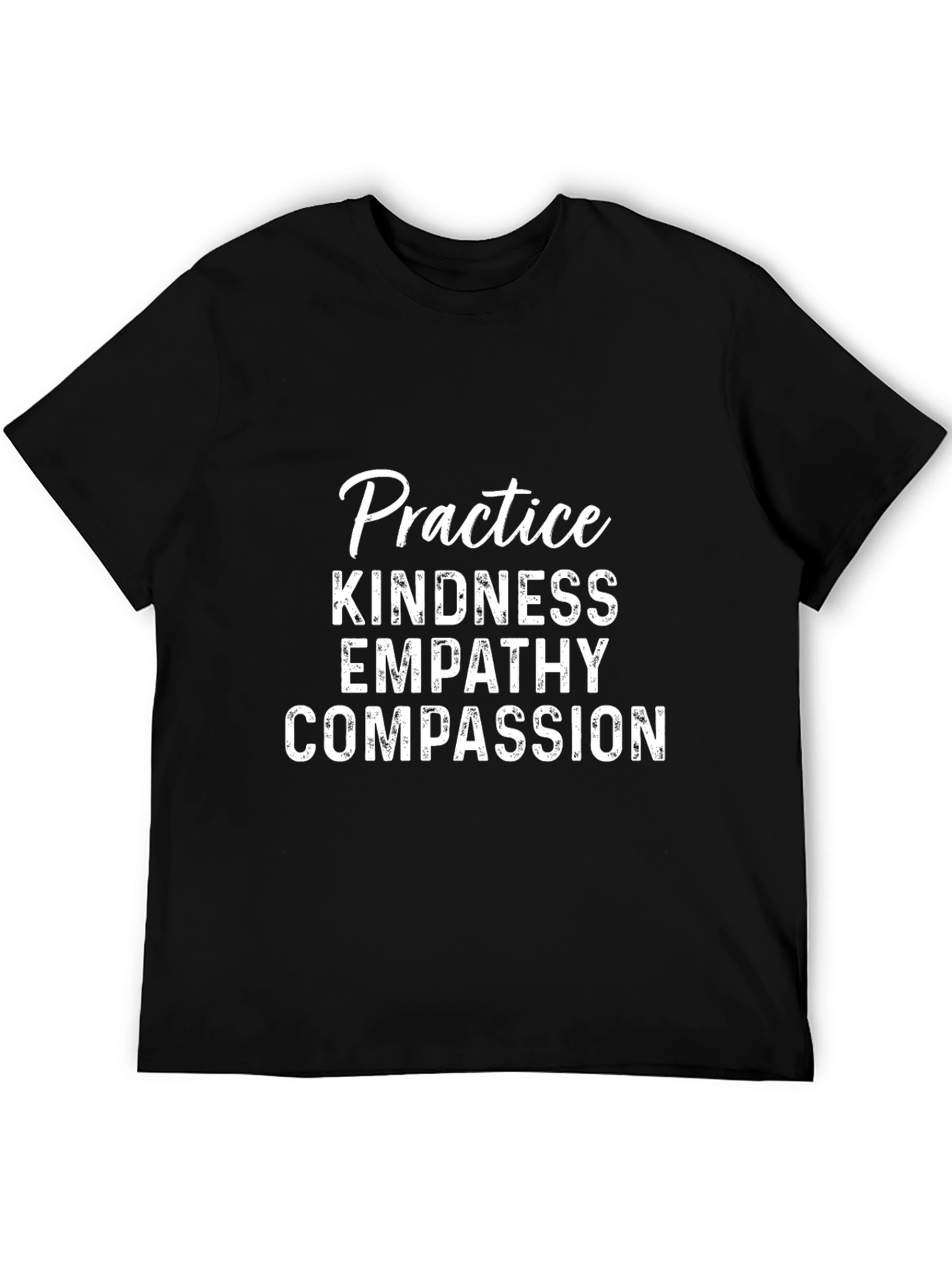 Black Practice Kindness T-Shirt view 5
