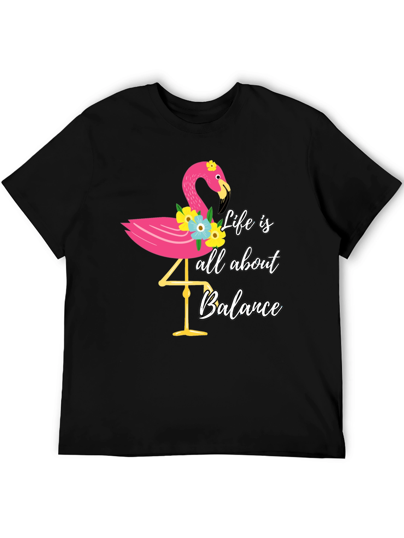 Black Life is all about Balance T-Shirt view 5