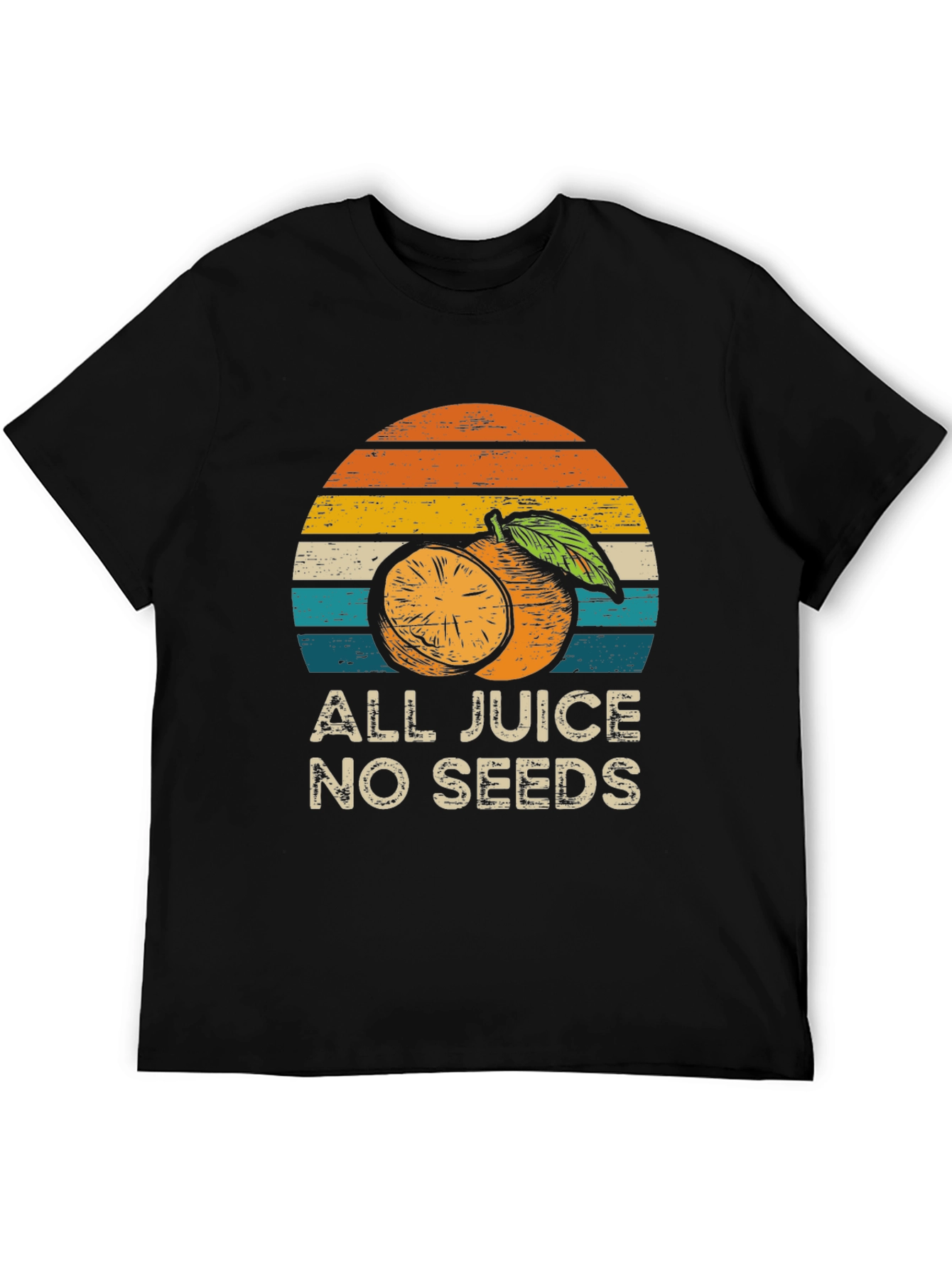 Black All Juice No Seeds Graphic Tee view 5