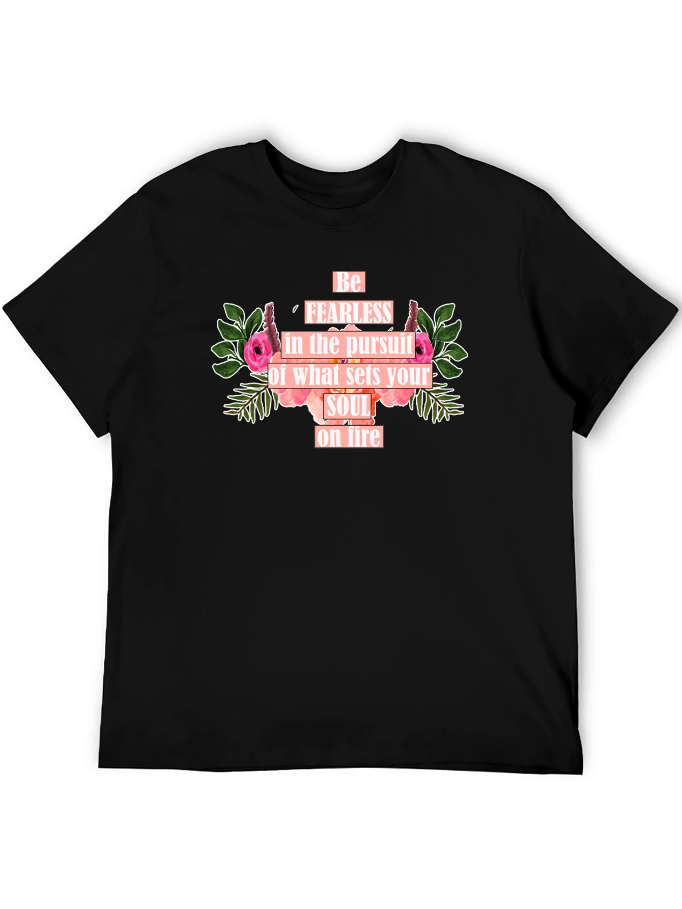 Black Fearless Soul T-Shirt view 5