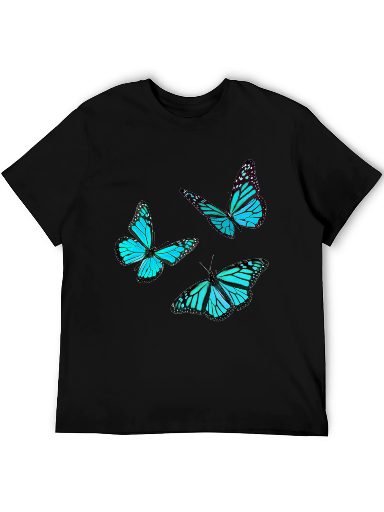 Black Butterfly Graphic Tee - Black view 5
