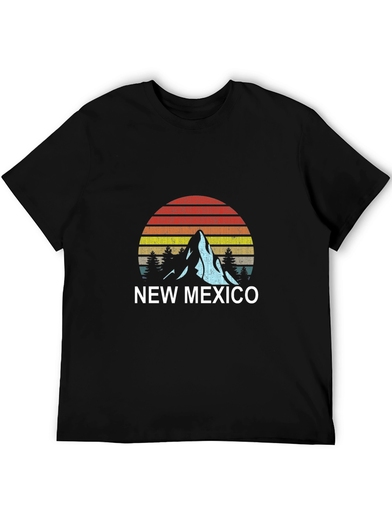 Black New Mexico Retro Graphic Tee view 5