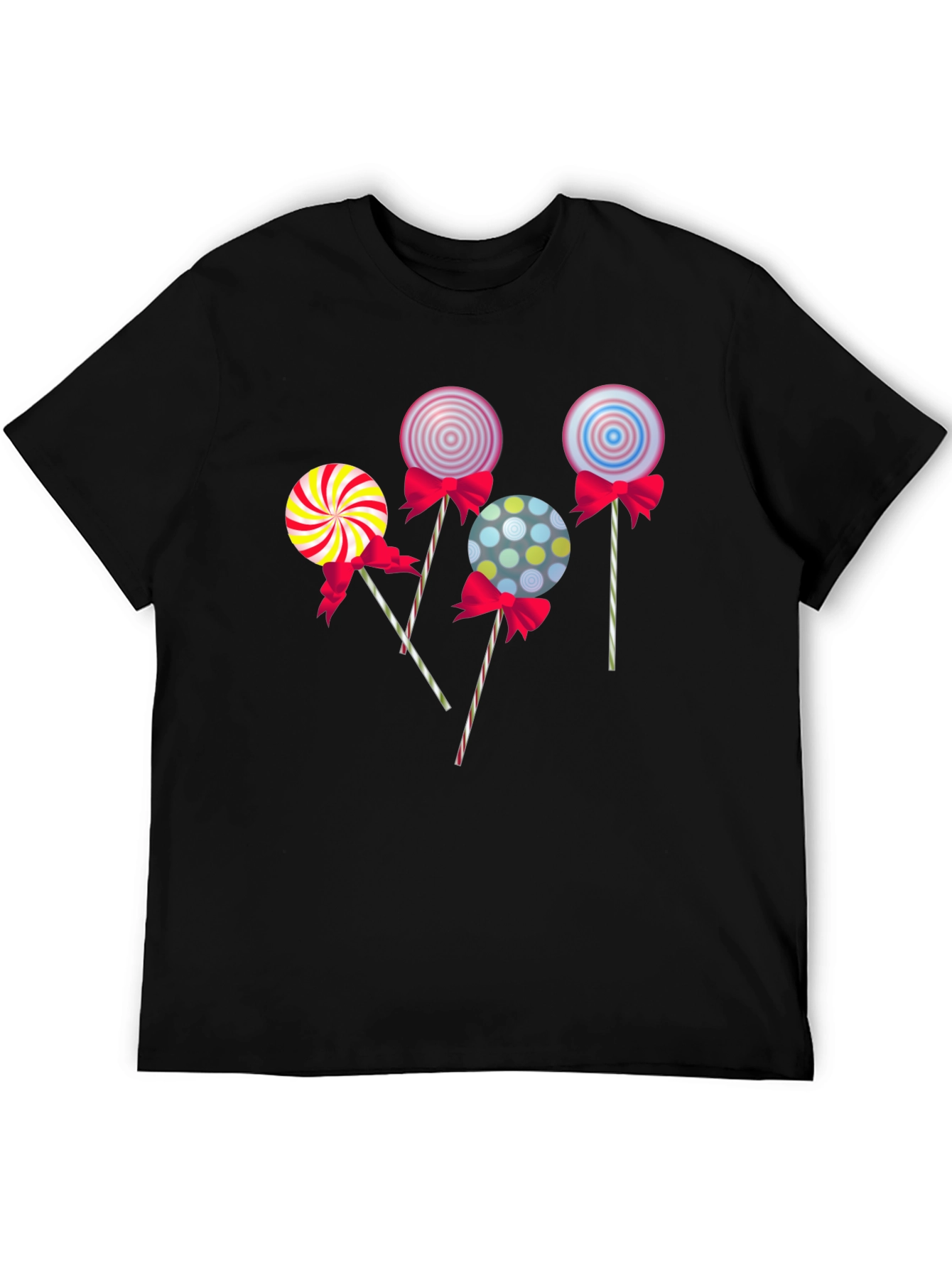 Black Lollipop Graphic T-Shirt - Fun & Stylish Design view 5