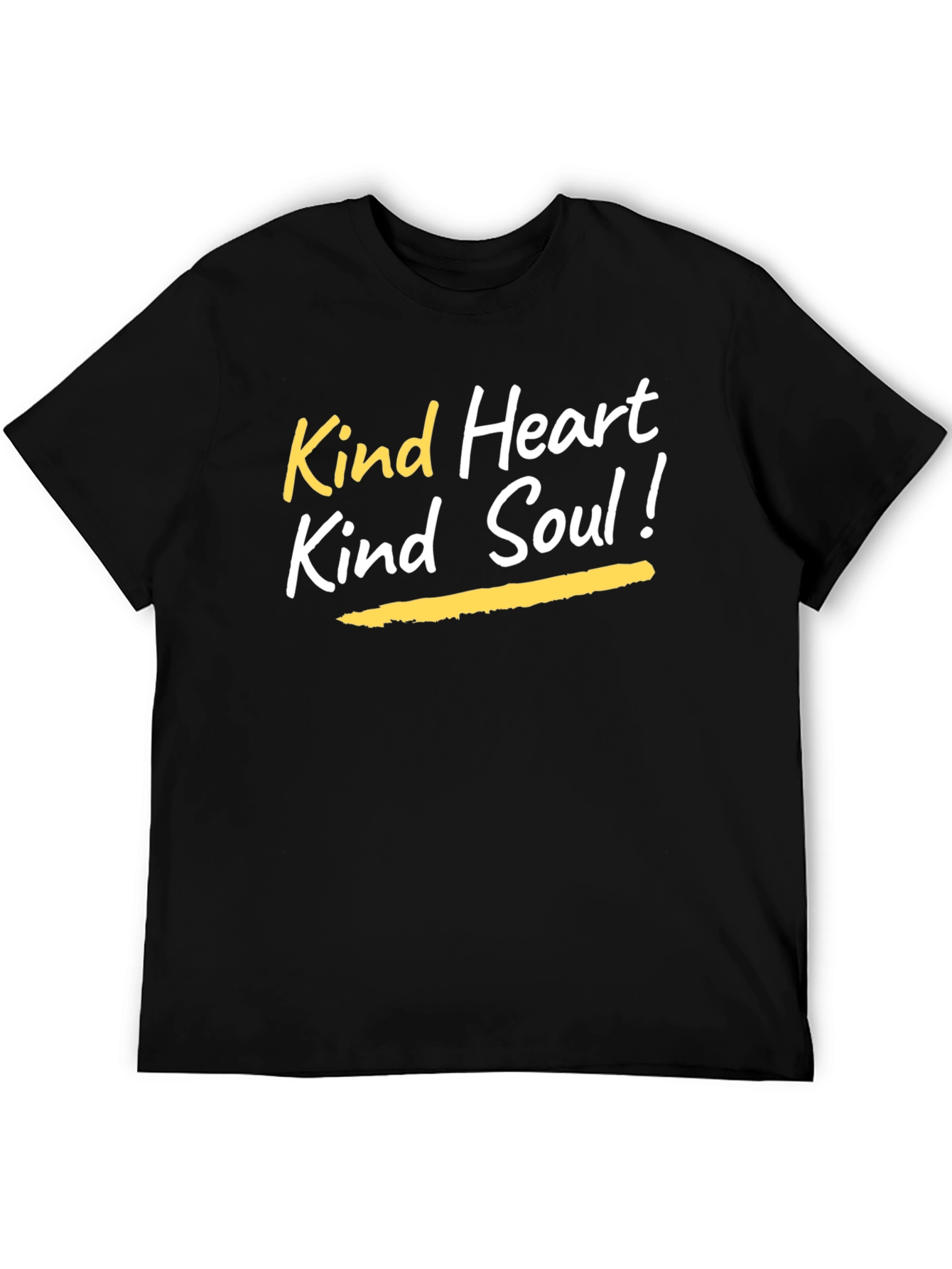 Black Kind Heart Kind Soul Graphic Tee view 5