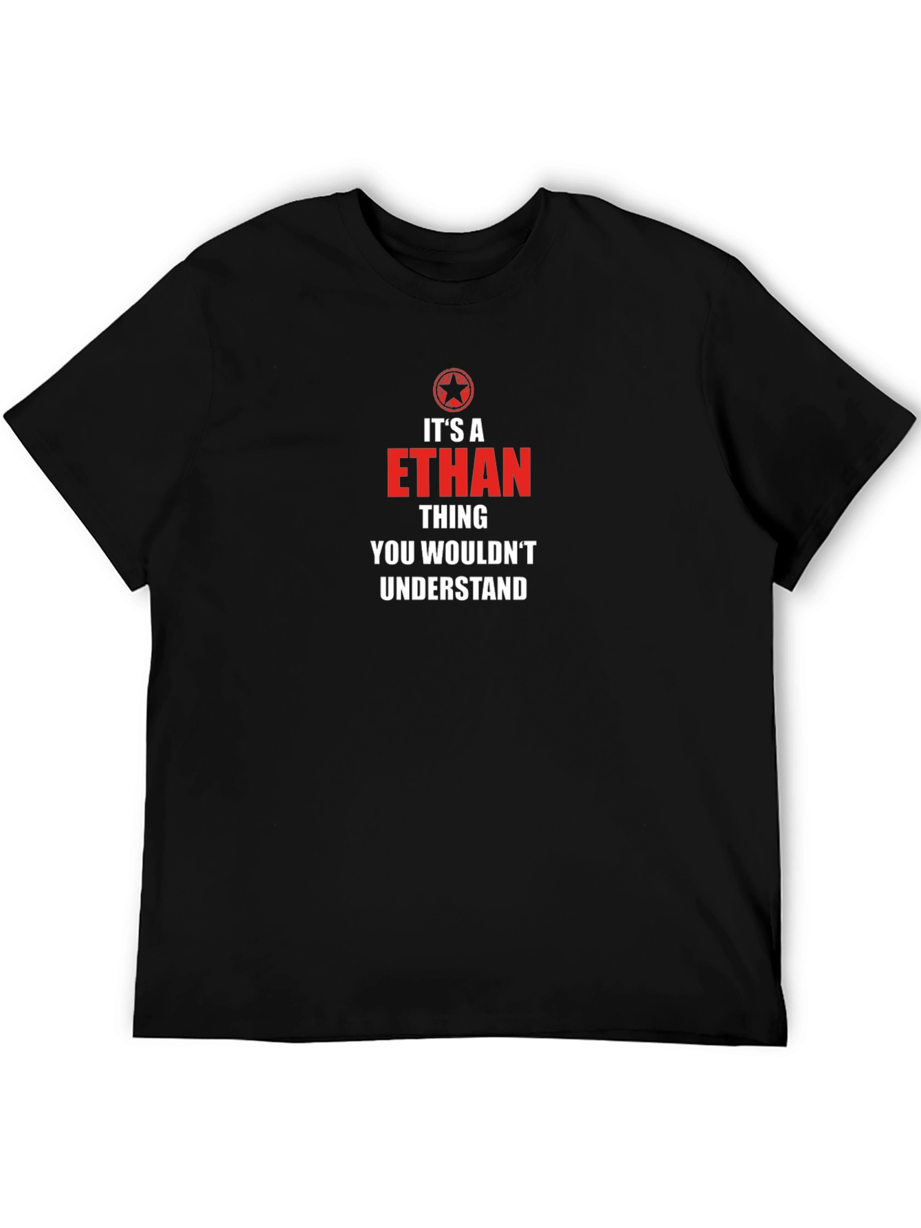 Black It's A Ethan Thing Graphic T-Shirt view 5