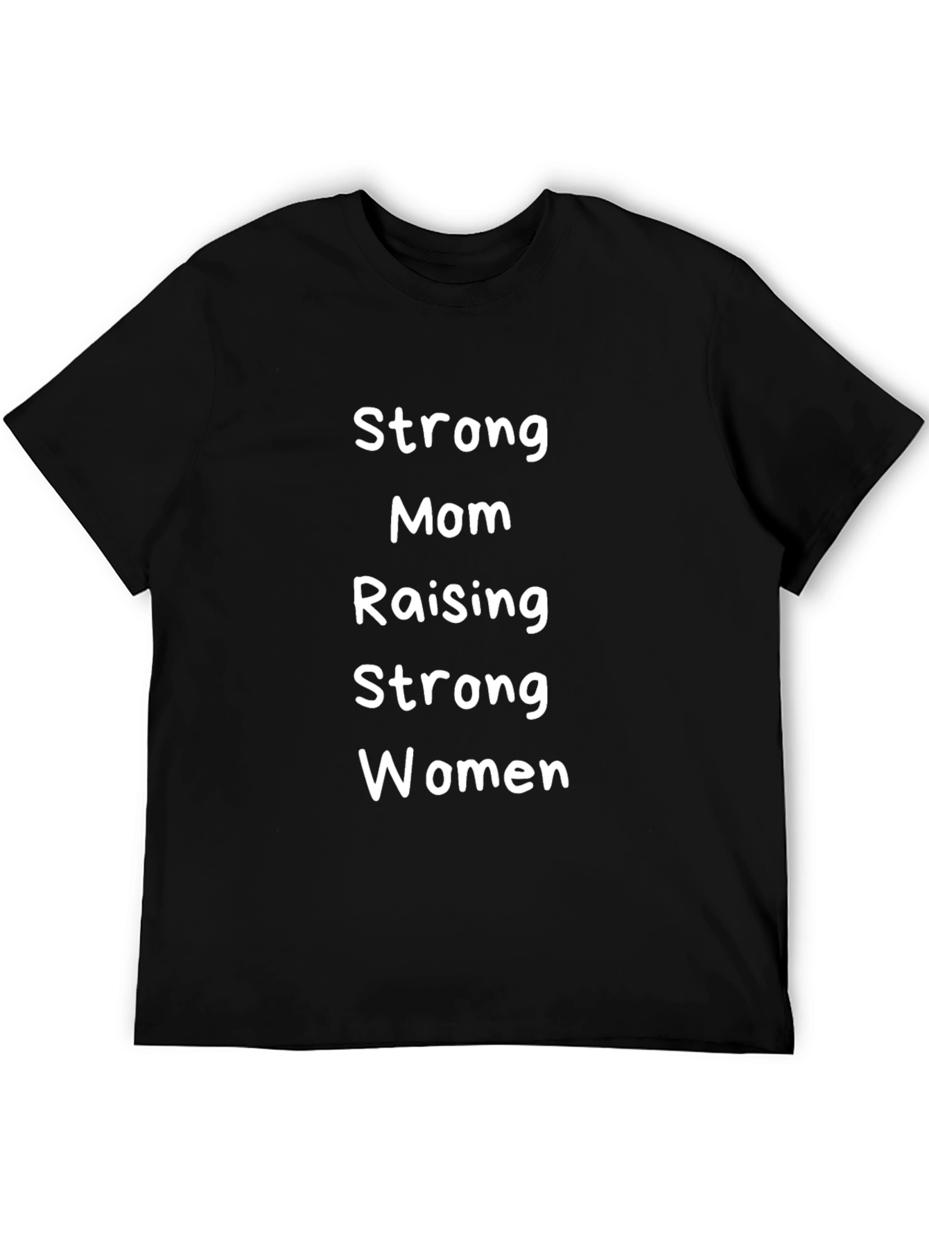 Black Strong Mom Raising Strong Women Graphic Tee view 5