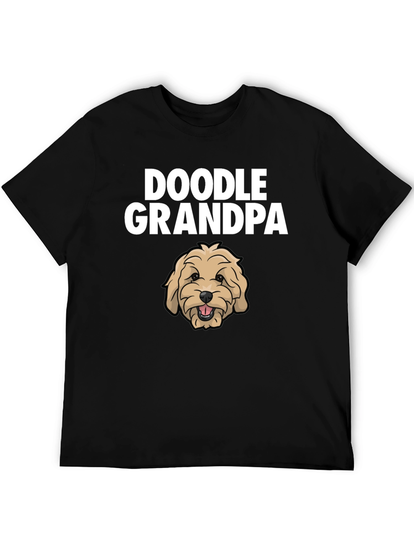 Doodle Grandpa T-Shirt - Cute Dog Graphic Tee - 5