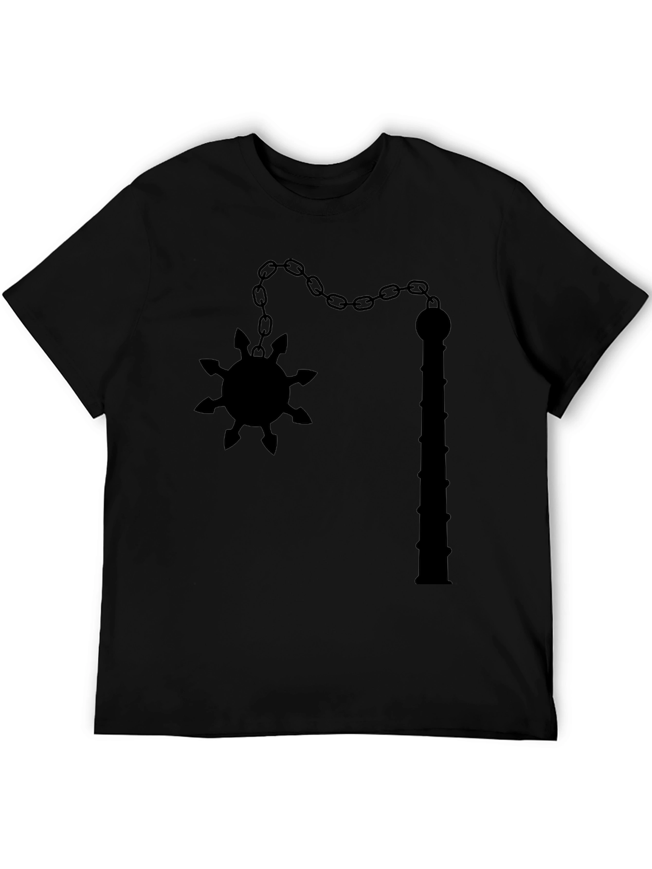 Black Flail Graphic Tee - Unique Edgy Design - 5