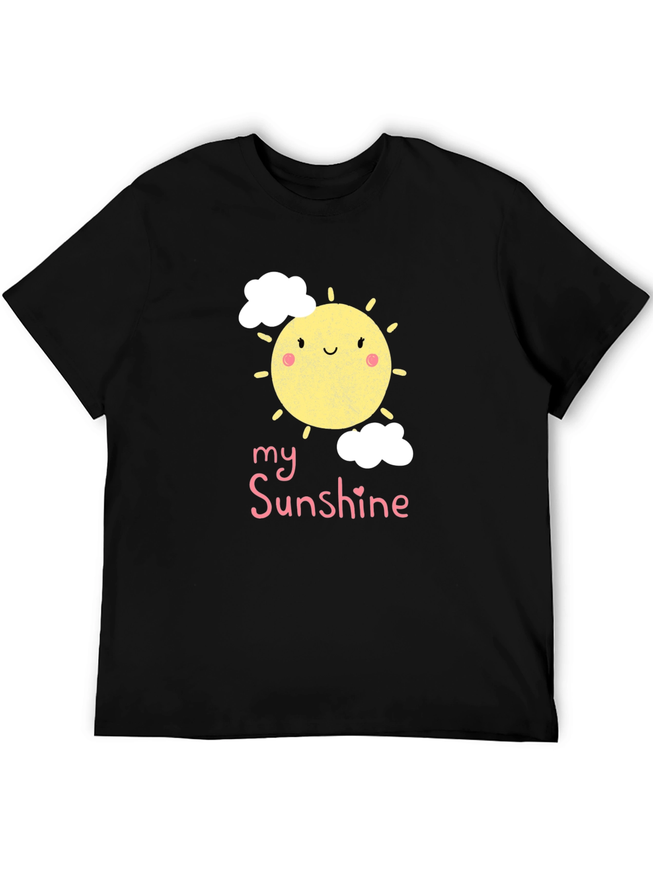 Black My Sunshine Graphic Tee - Men's Black T-Shirt view 5