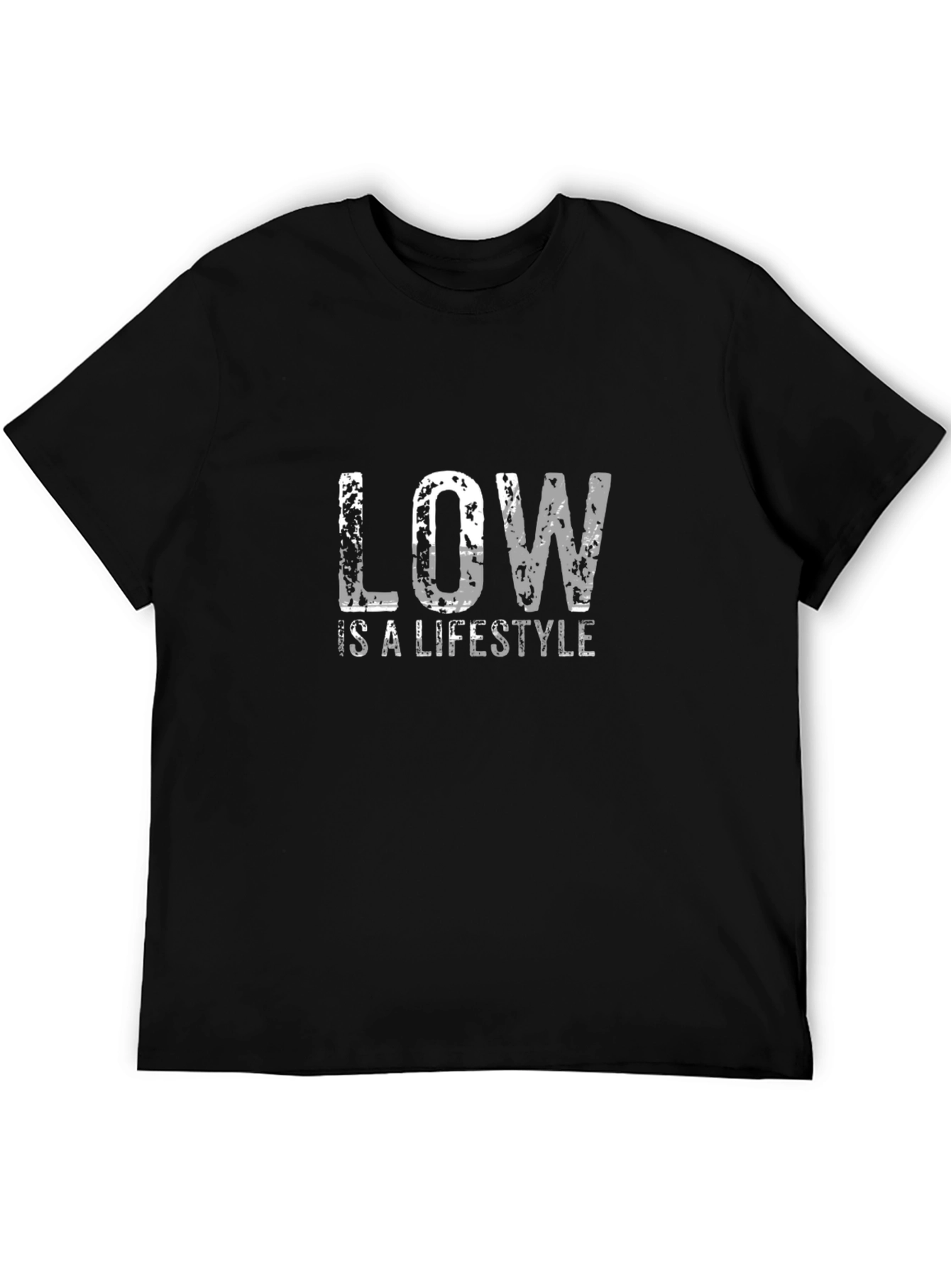 Black Low is a Lifestyle Black Graphic Tee view 5