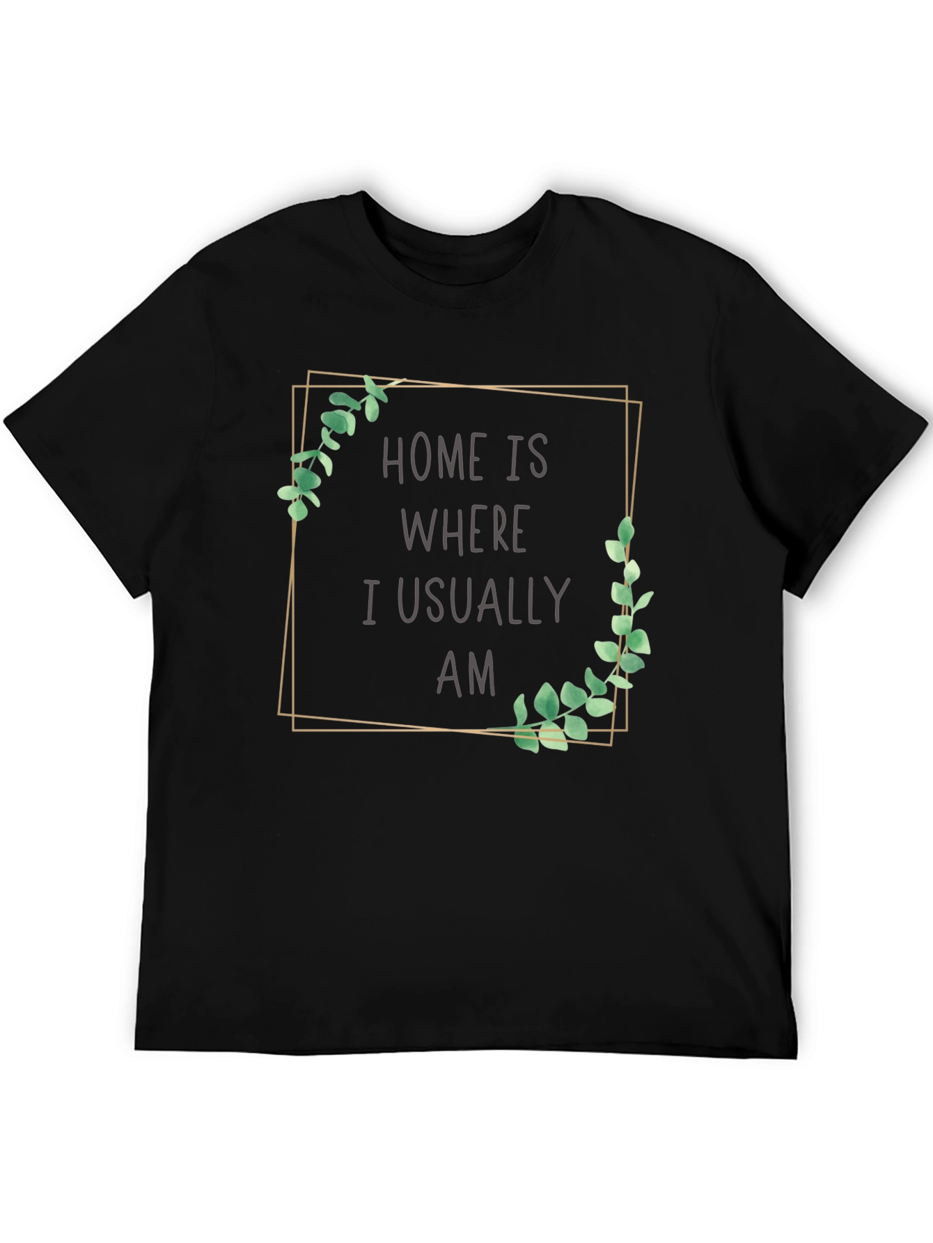 Black Home is Where I Am T-Shirt view 5