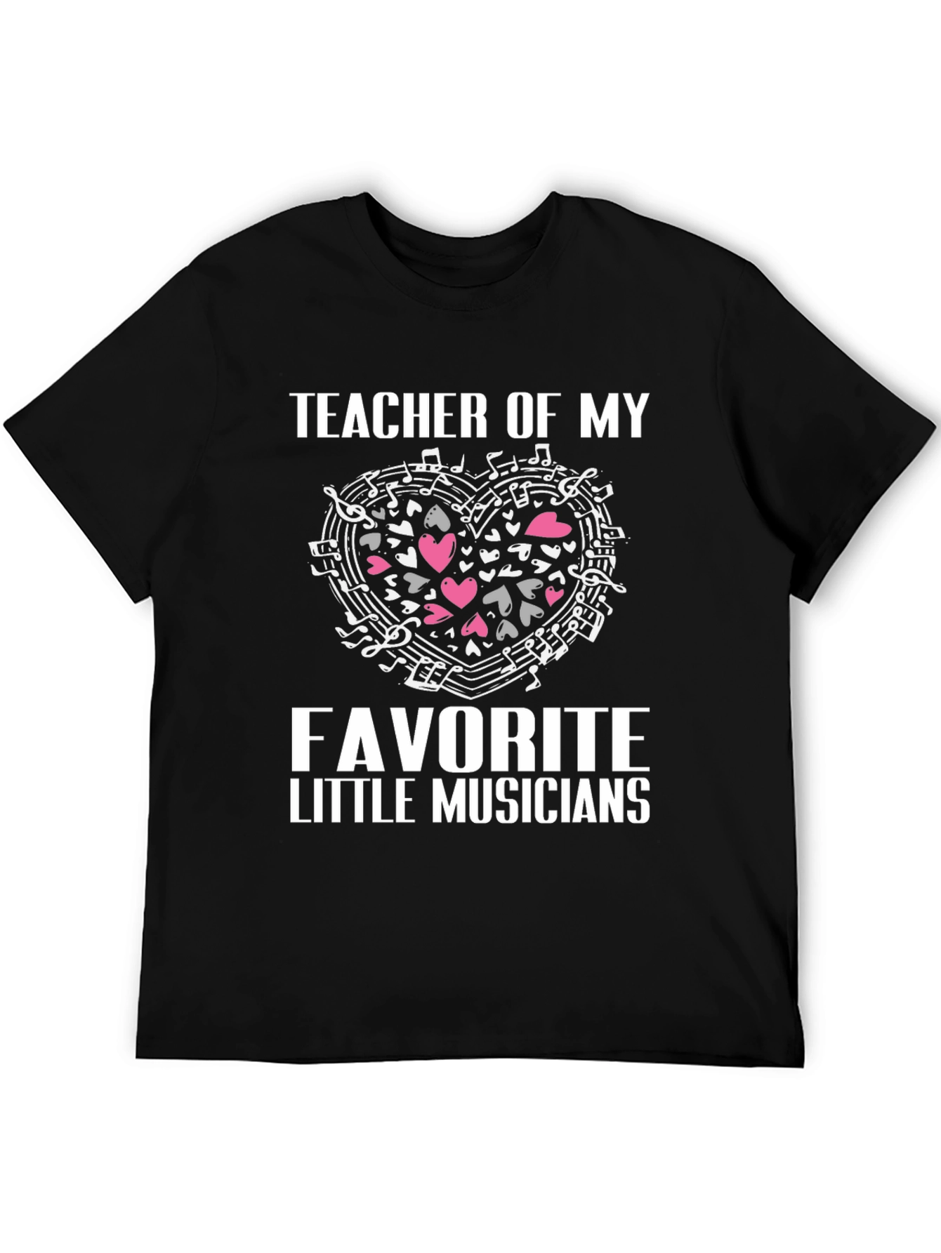 Black Music Teacher T-Shirt view 5
