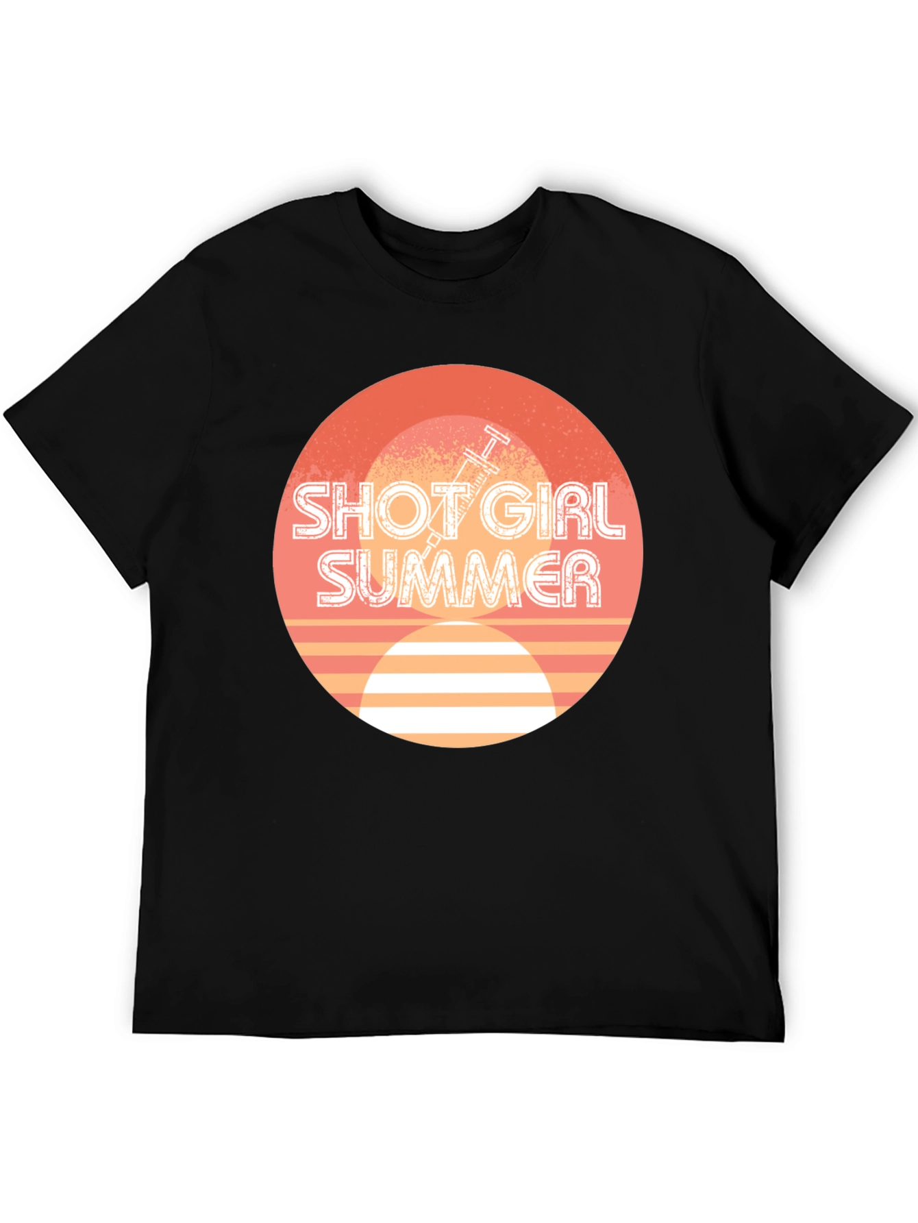Black Shot Girl Summer Graphic Tee view 5