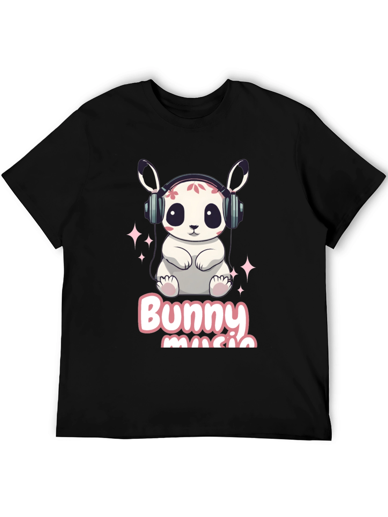 Black Bunny Music T-Shirt view 5