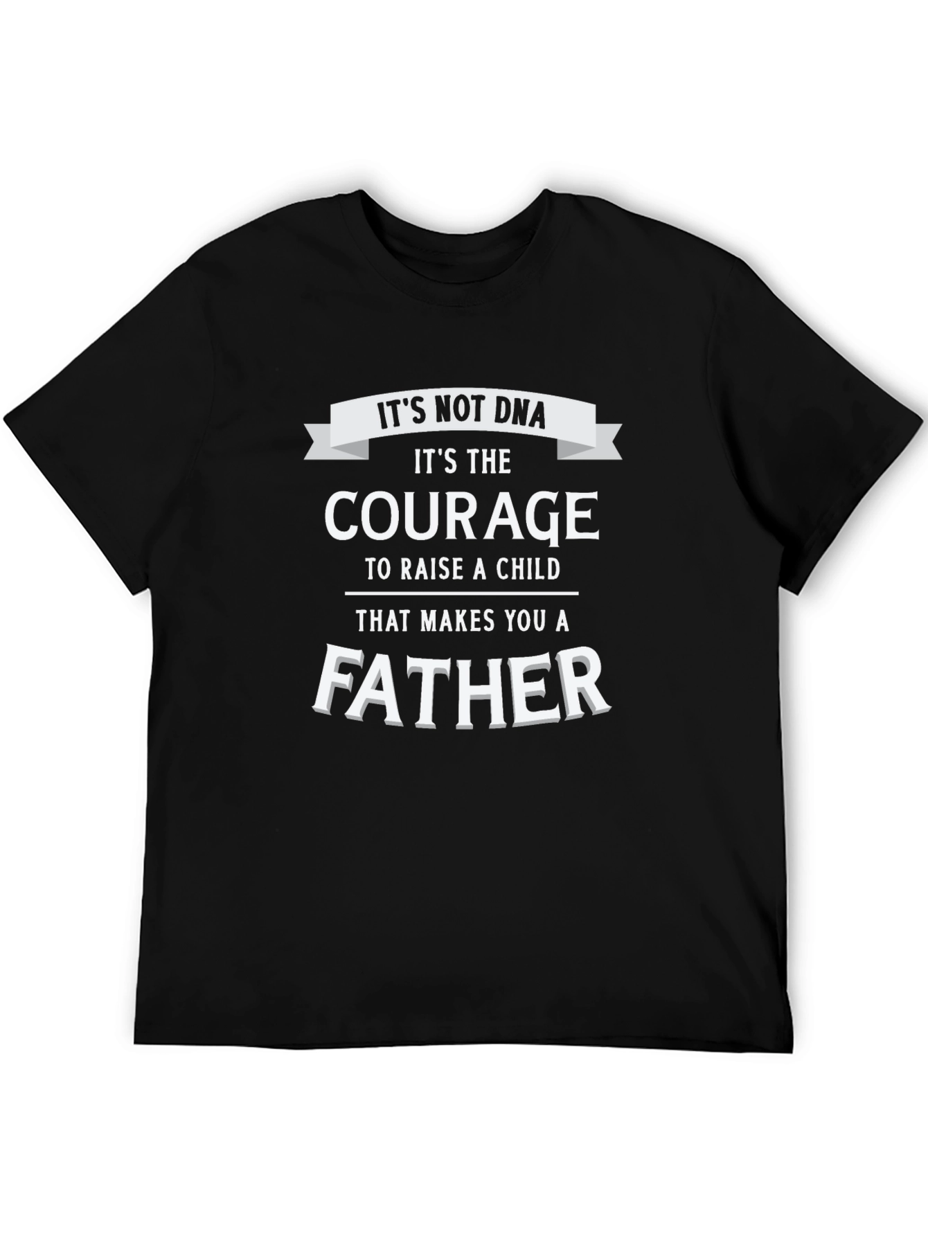 Black Courage Makes A Father T-Shirt view 5