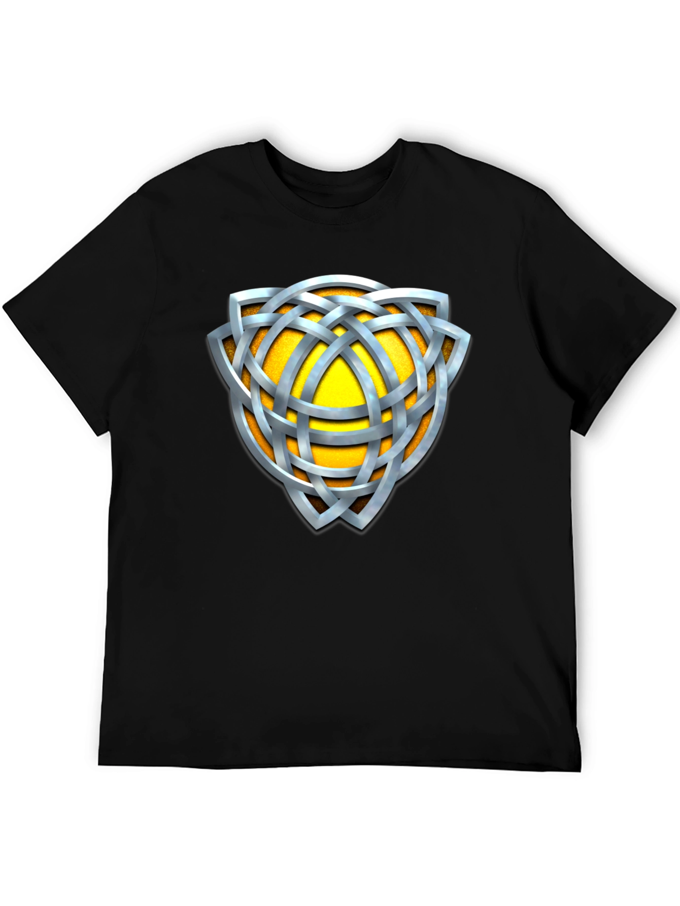 Black Celtic Knot Graphic T-Shirt view 5