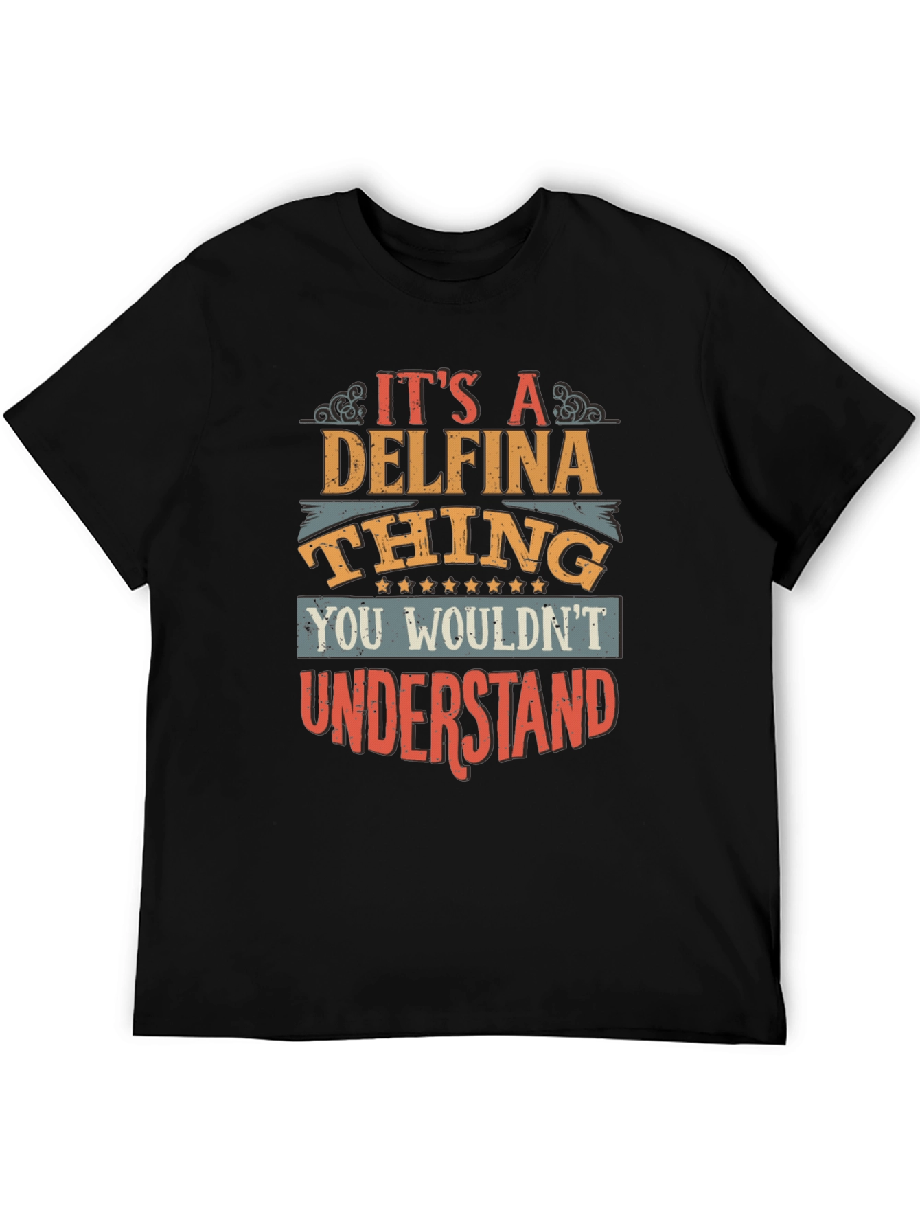 Black It's a Delfina Thing T-Shirt view 5