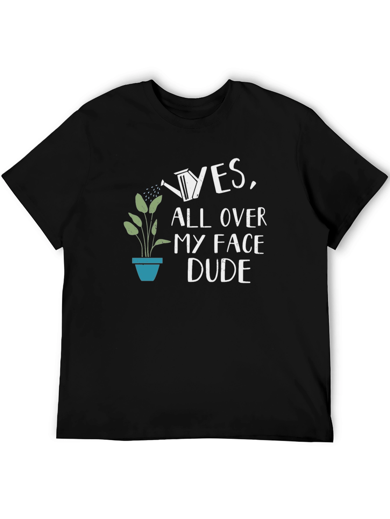 Black Funny Plant Lover Graphic Tee view 5
