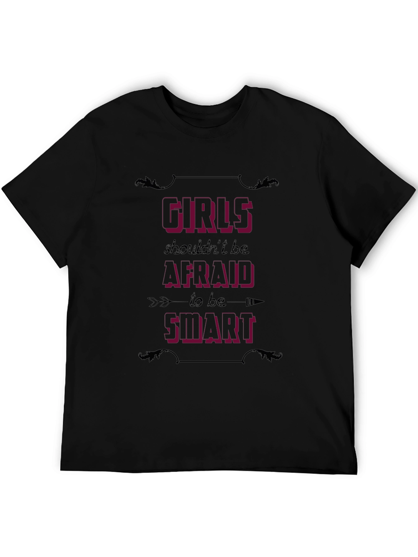 Black Girls Shouldn't Be Afraid to Be Smart T-Shirt view 5