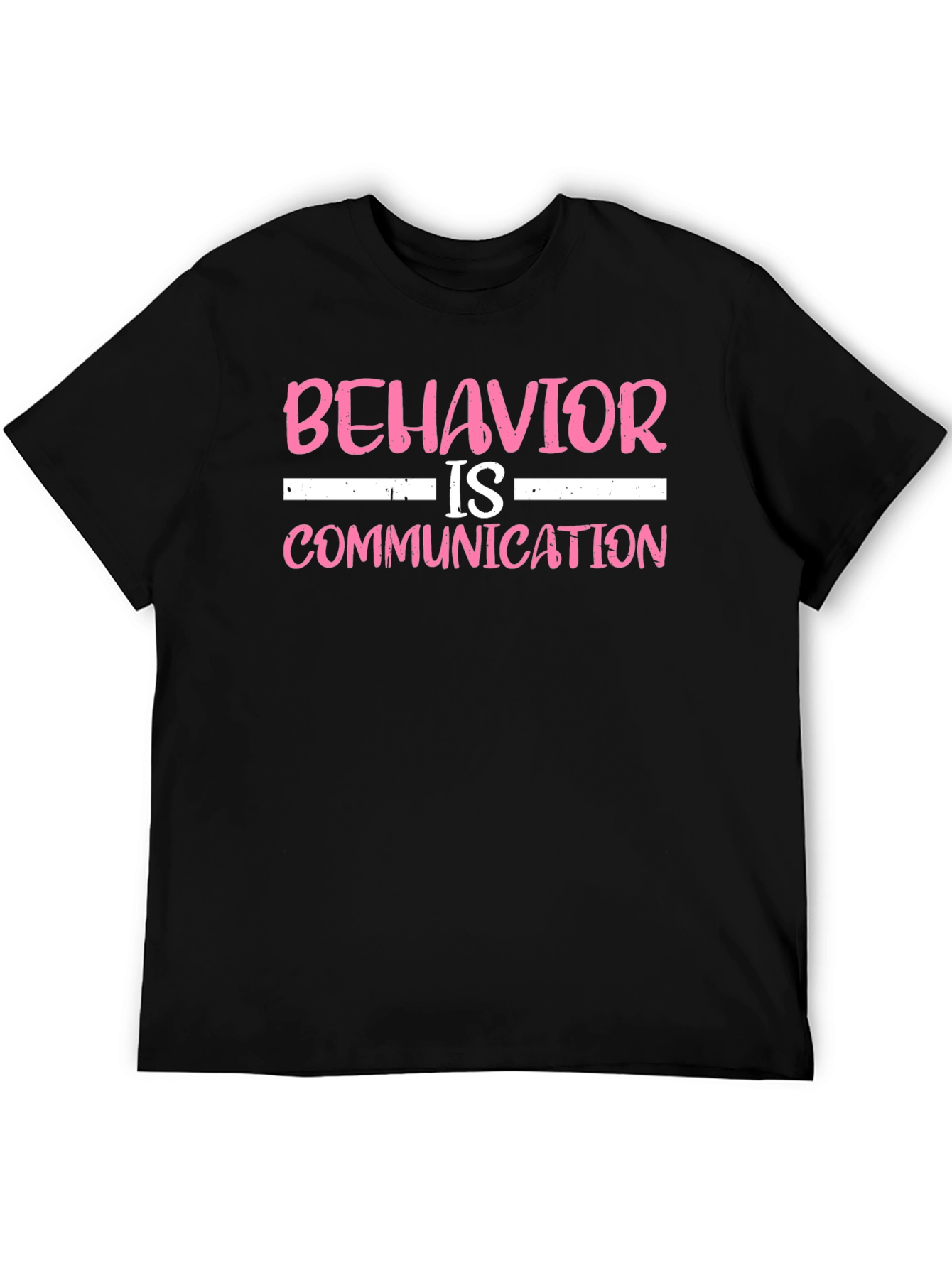 Black Behavior is Communication T-Shirt view 5