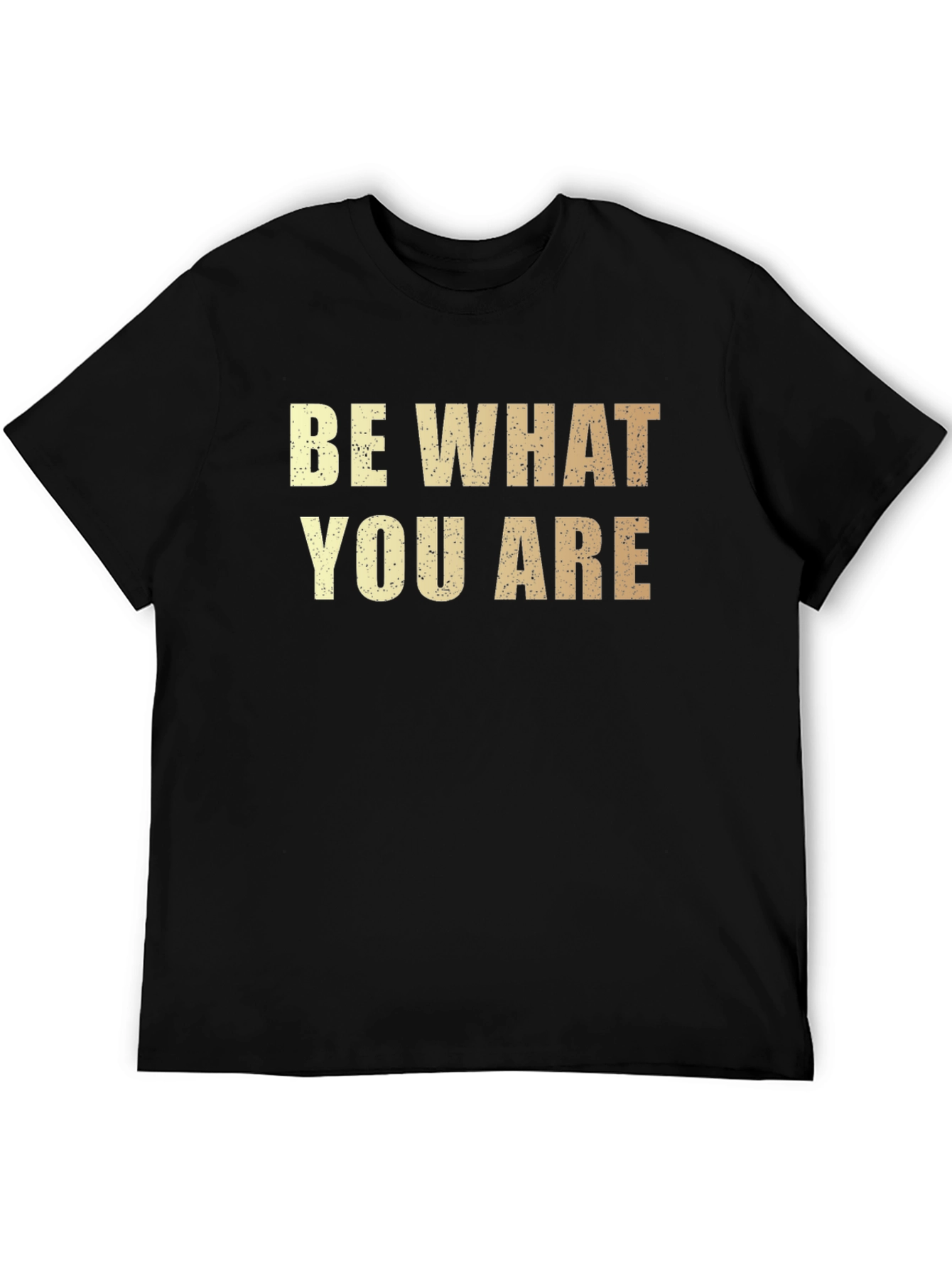 Black Be What You Are Black Graphic Tee view 5